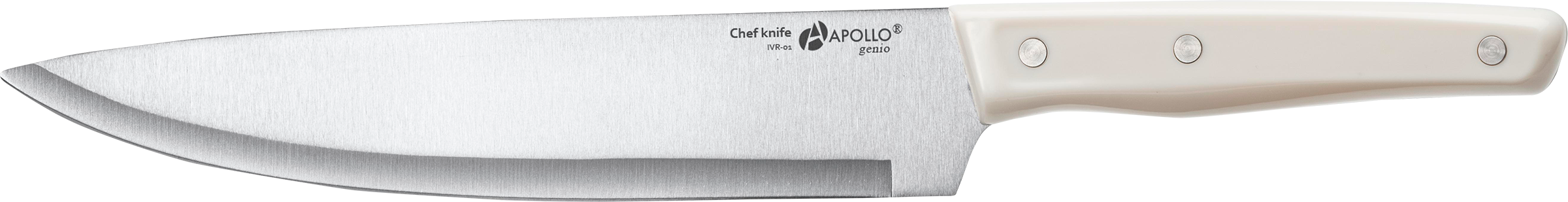 Изображение товара Поварской нож APOLLO Genio Ivory 20см — острый, надежный и удобный