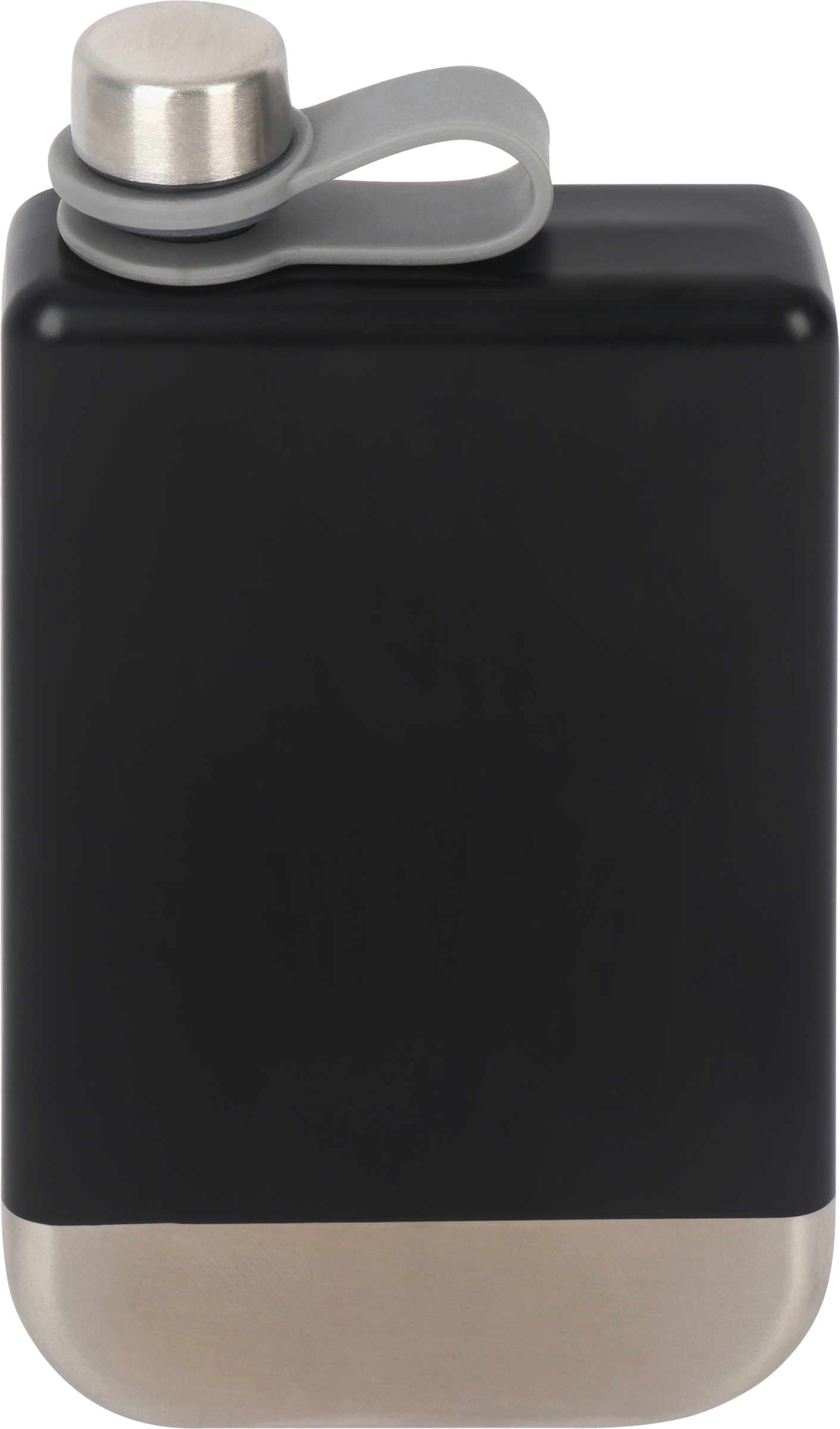 Изображение товара Фляжка ACTIWELL 270мл черная из нержавеющей стали для активного отдыха