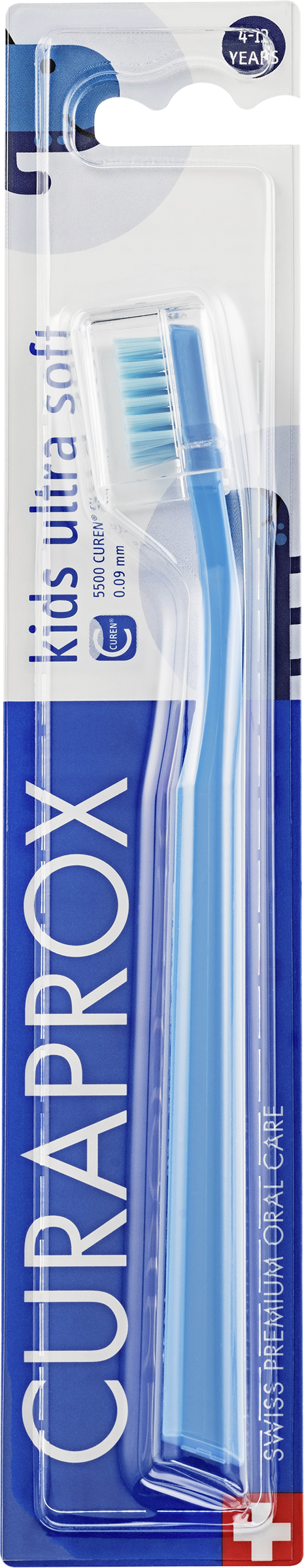Изображение товара Детская зубная щетка CURAPROX Kids ultra soft 4+ мягкая для детей