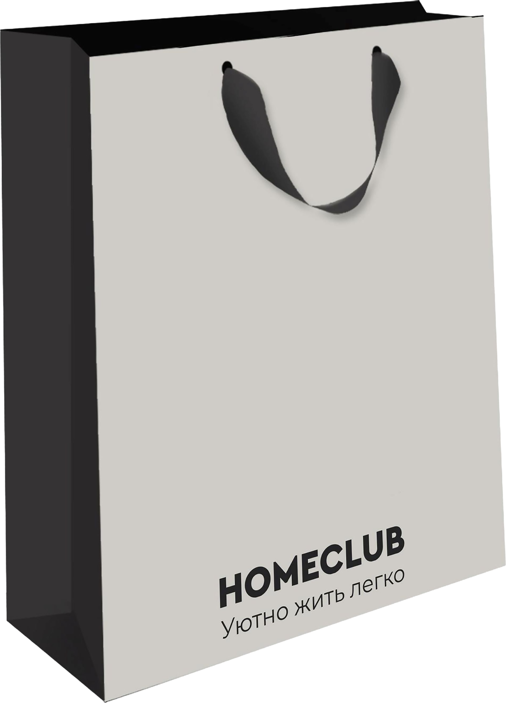 Изображение товара Пакет подарочный АРТ ДИЗАЙН HC Серый 26х32х15см