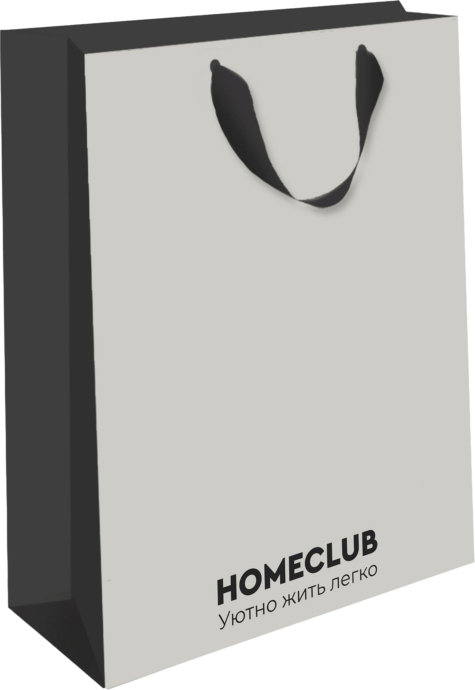 Изображение товара Пакет подарочный АРТ ДИЗАЙН HC Серый 33х42,5х15см