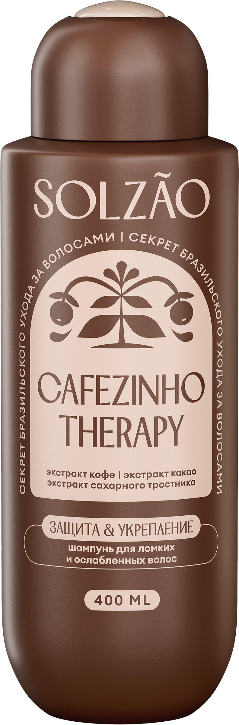 Изображение товара Шампунь SOLZAO для укрепления и защиты волос, 400мл