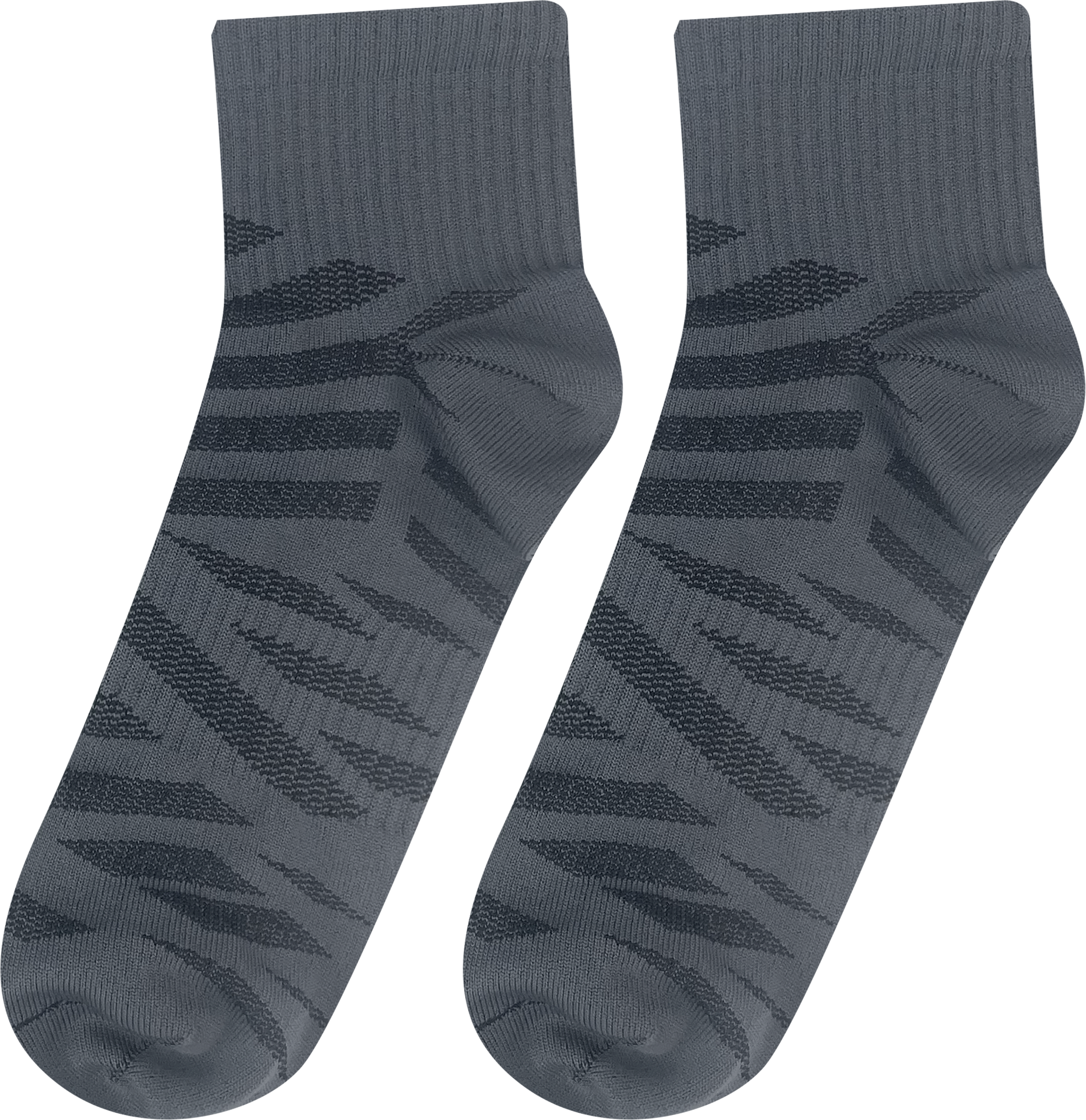 Изображение товара Носки спортивные мужские INWIN р. 25–29, серые с полосками, Арт. 113-20, 3пары