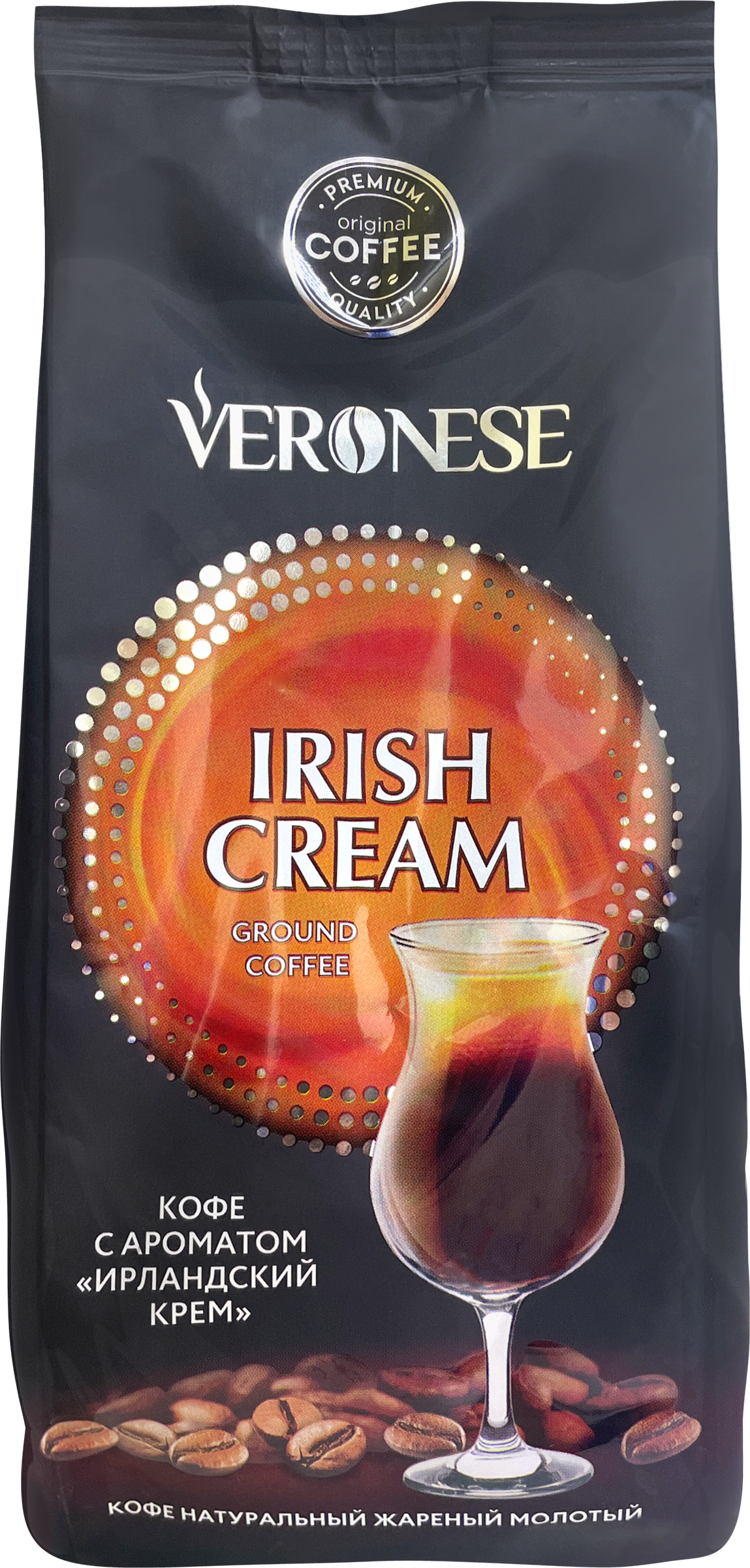 Изображение товара Кофе молотый ЧТМ Fantasy Brands Irish Cream 250 г Натуральный ароматизированный кофе