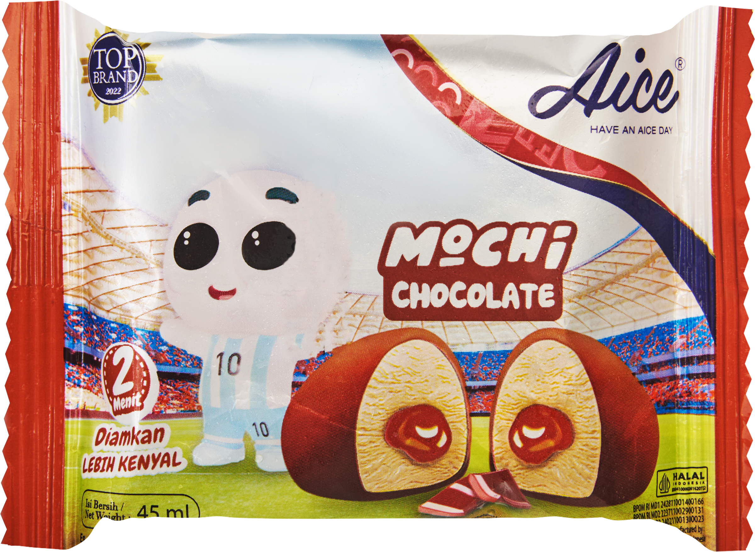 Изображение товара Мороженое AICE Моти шоколадное 3,15% 40г оригинальный десерт