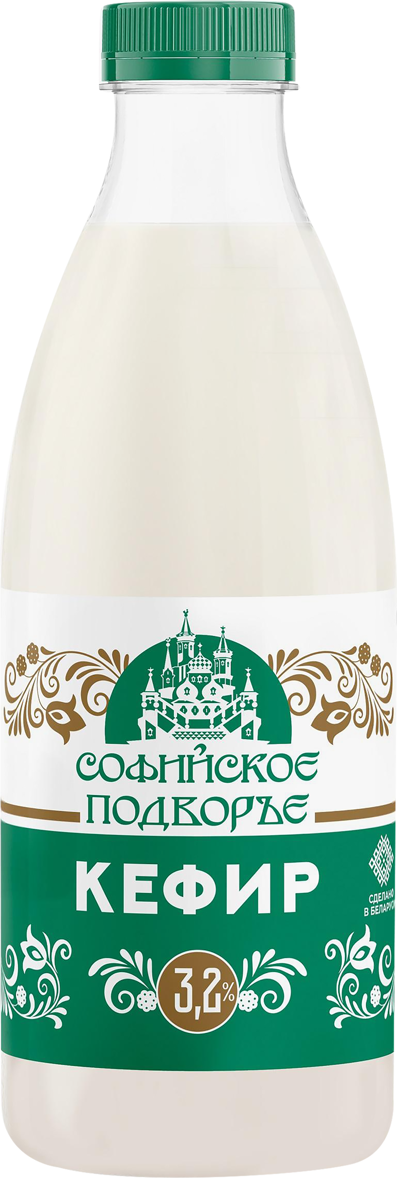 Изображение товара Кефир СОФИЙСКОЕ ПОДВОРЬЕ 3,2% в пластиковой бутылке 900г