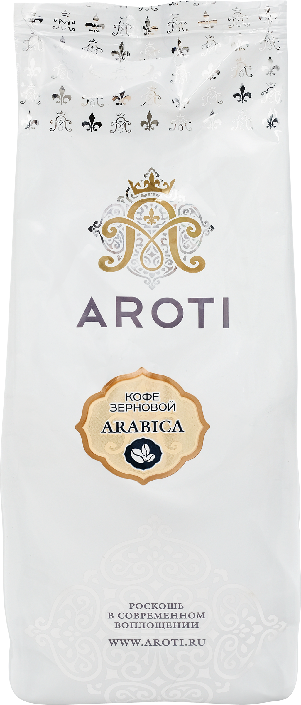 Изображение товара Кофе зерновой AROTI Arabica, жареный, 250г - ароматный и натуральный