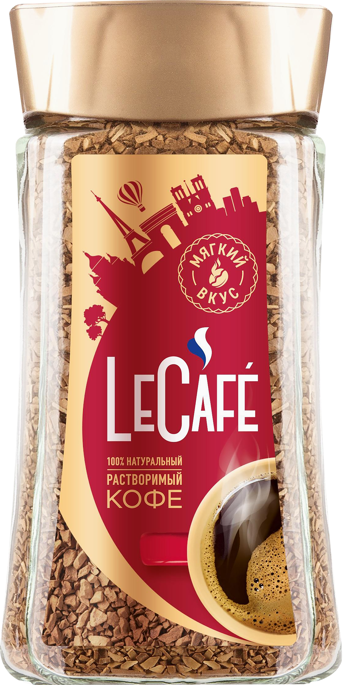 Изображение товара Кофе растворимый LE CAFE Mocca натуральный сублимированный 175г