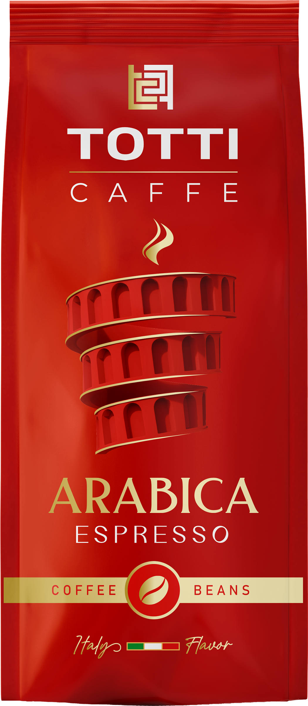 Изображение товара Кофе зерновой TOTTI Caffe Arabica Espresso - 200г для эспрессо