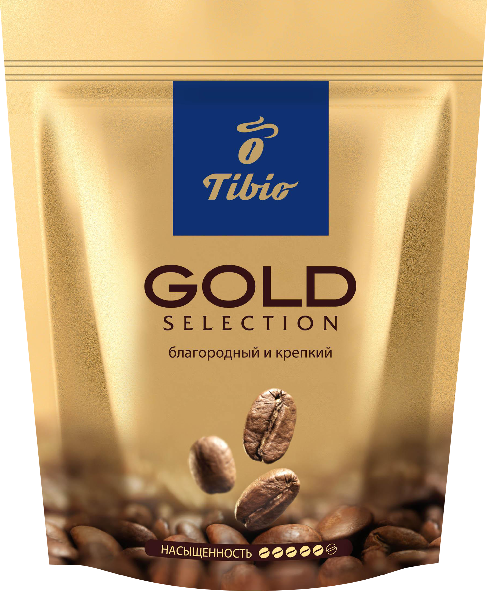 Изображение товара Кофе растворимый TIBIO Голд Селекшн натуральный сублимированный, 100 г