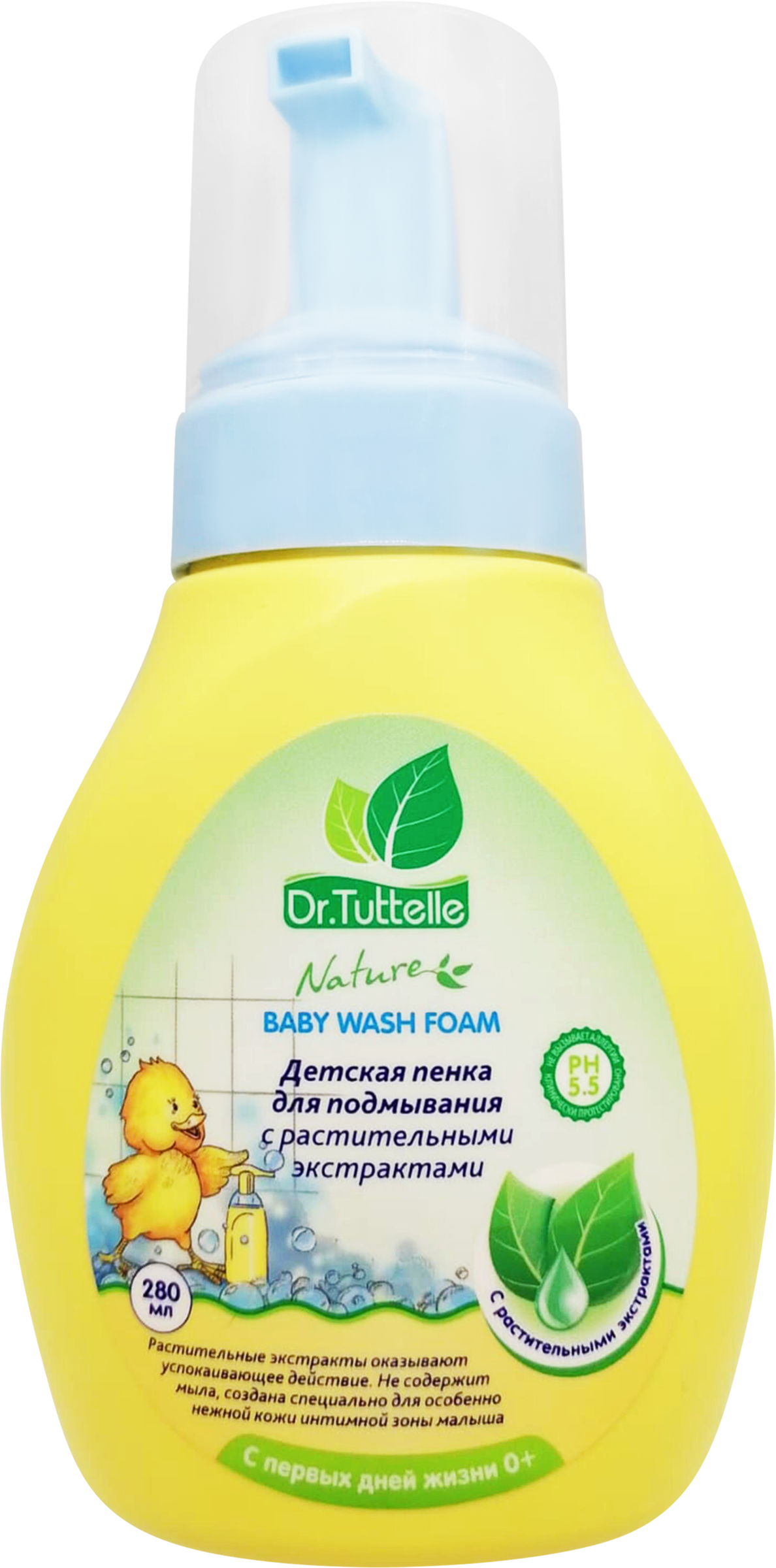 Изображение товара Пенка для интимной гигиены DR.TUTTELLE с растительными экстрактами, 200 мл