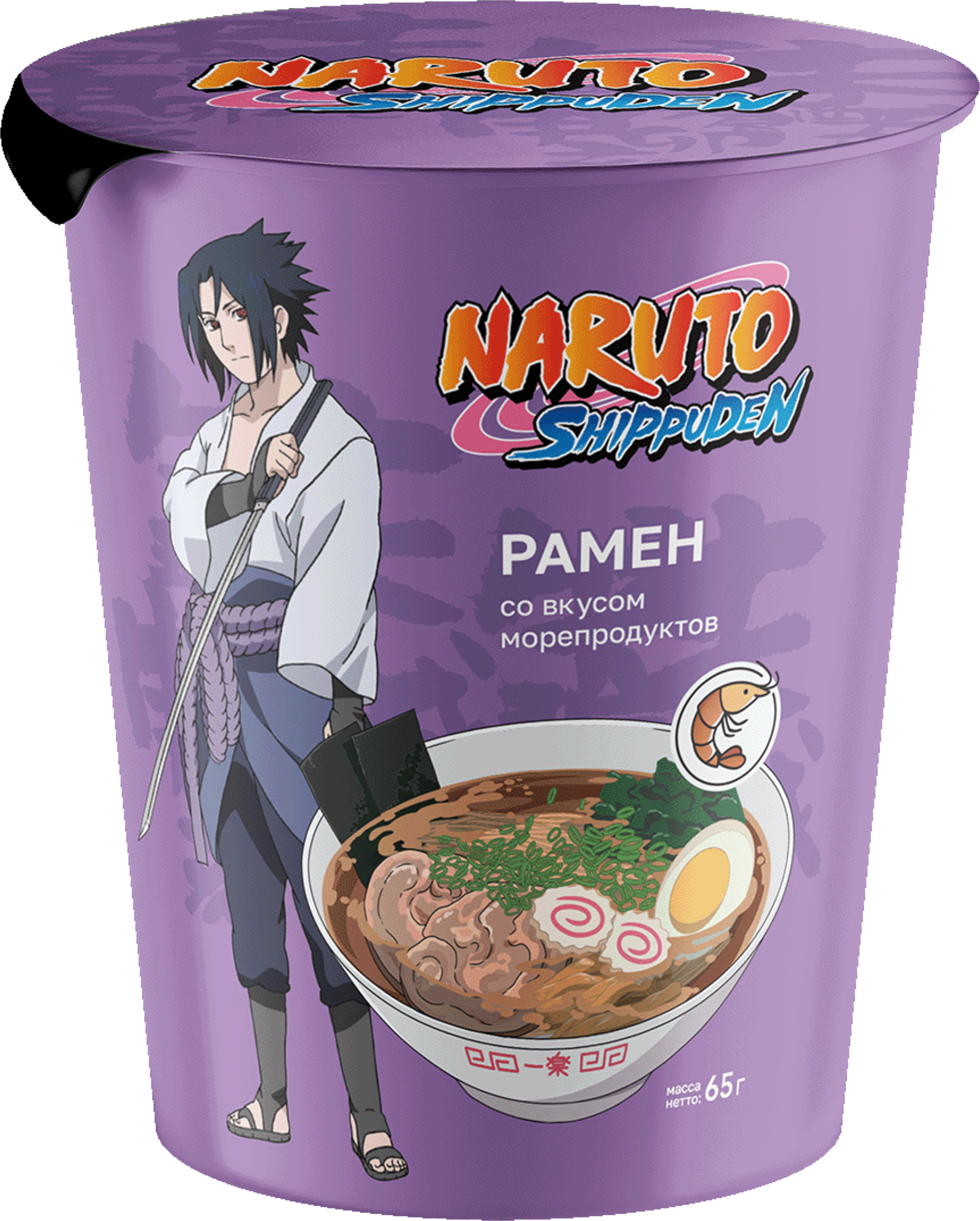 Изображение товара Лапша NARUTO Рамен со вкусом морепродуктов, 65г
