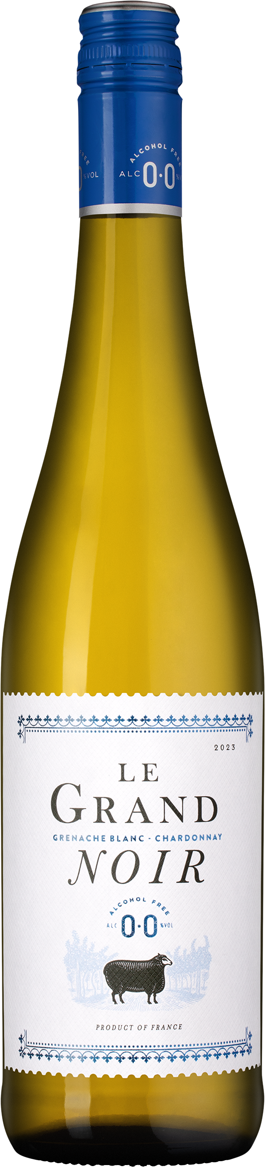 Изображение товара Безалкогольный напиток LE GRAND NOIR Гренаш Блан Шардоне 0.75л Франция