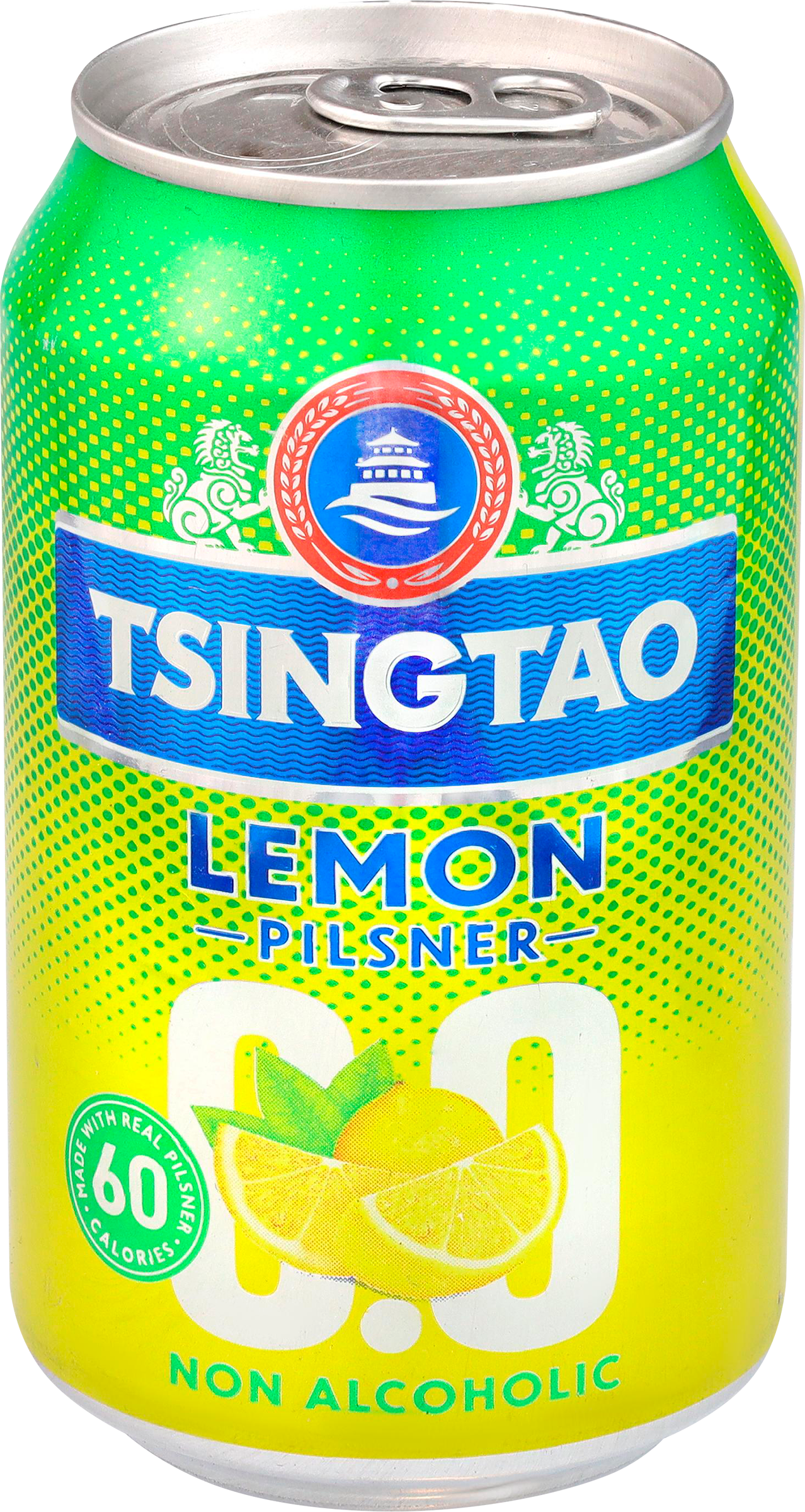 Изображение товара Безалкогольное пиво TSINGTAO с лимоном 0,33 л бутылка