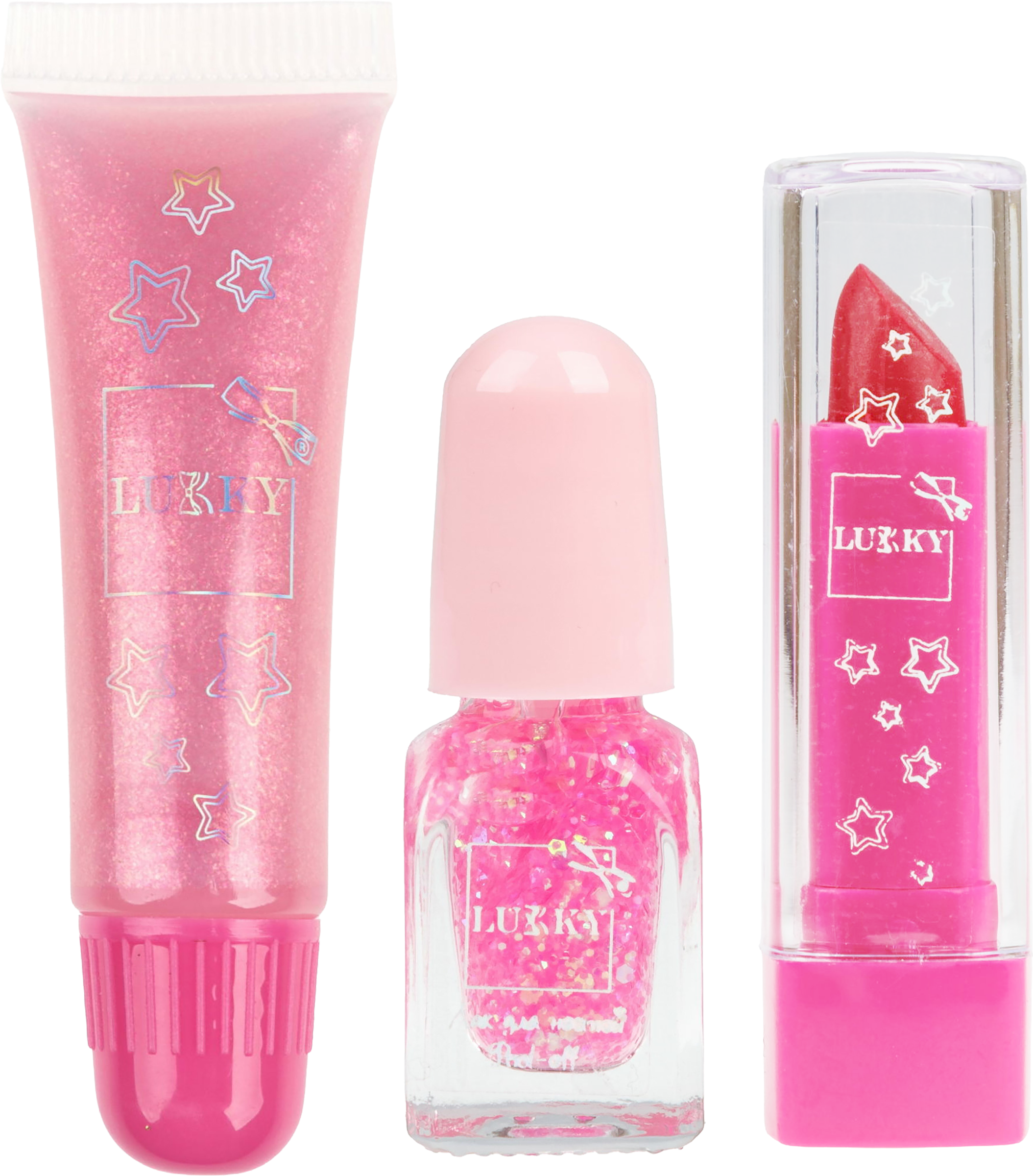 Изображение товара Набор детской косметики LUKKY BonBon Gift блеск помада лак для губ ногтей