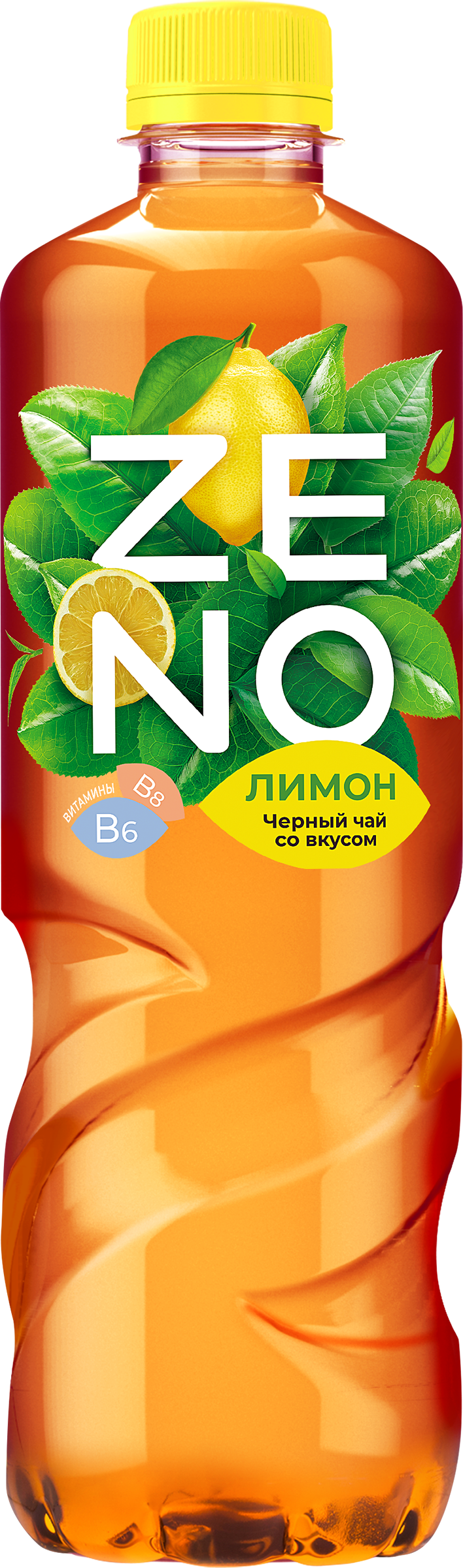 Изображение товара Напиток ZENO Черный чай со вкусом лимона негазированный, 0.5л