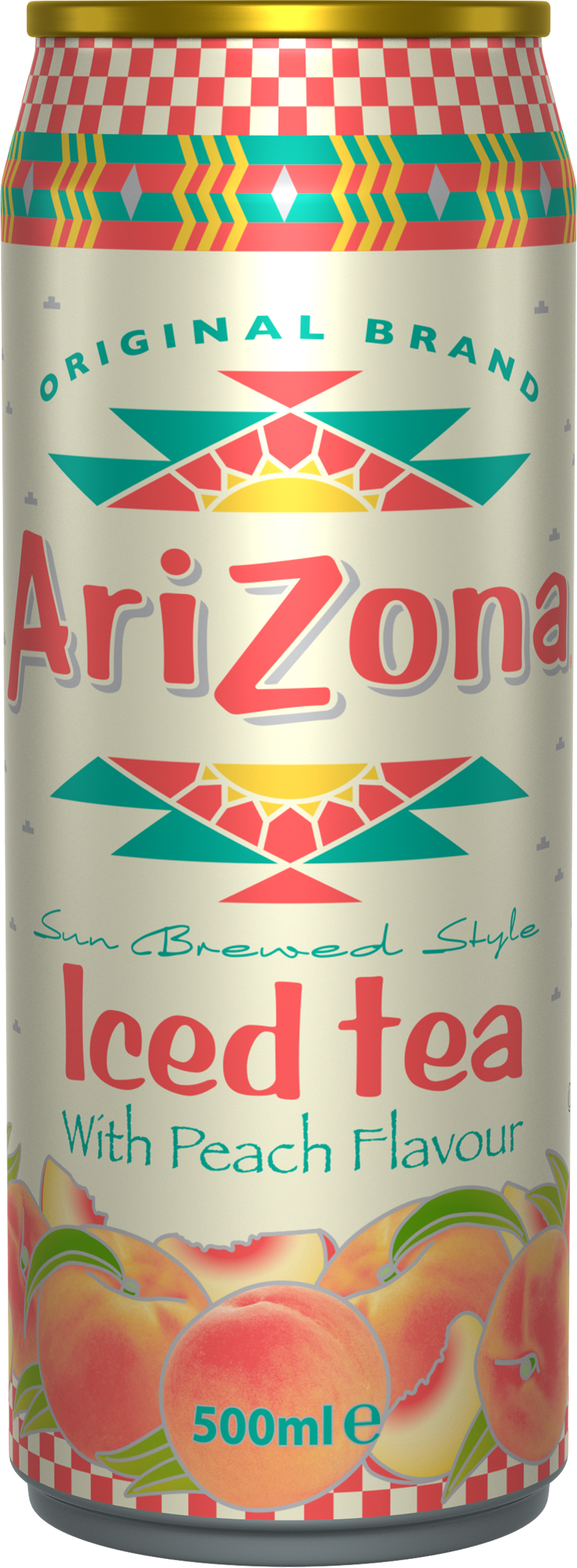 Изображение товара Напиток ARIZONA Черный чай с персиком 0.5л негазированный