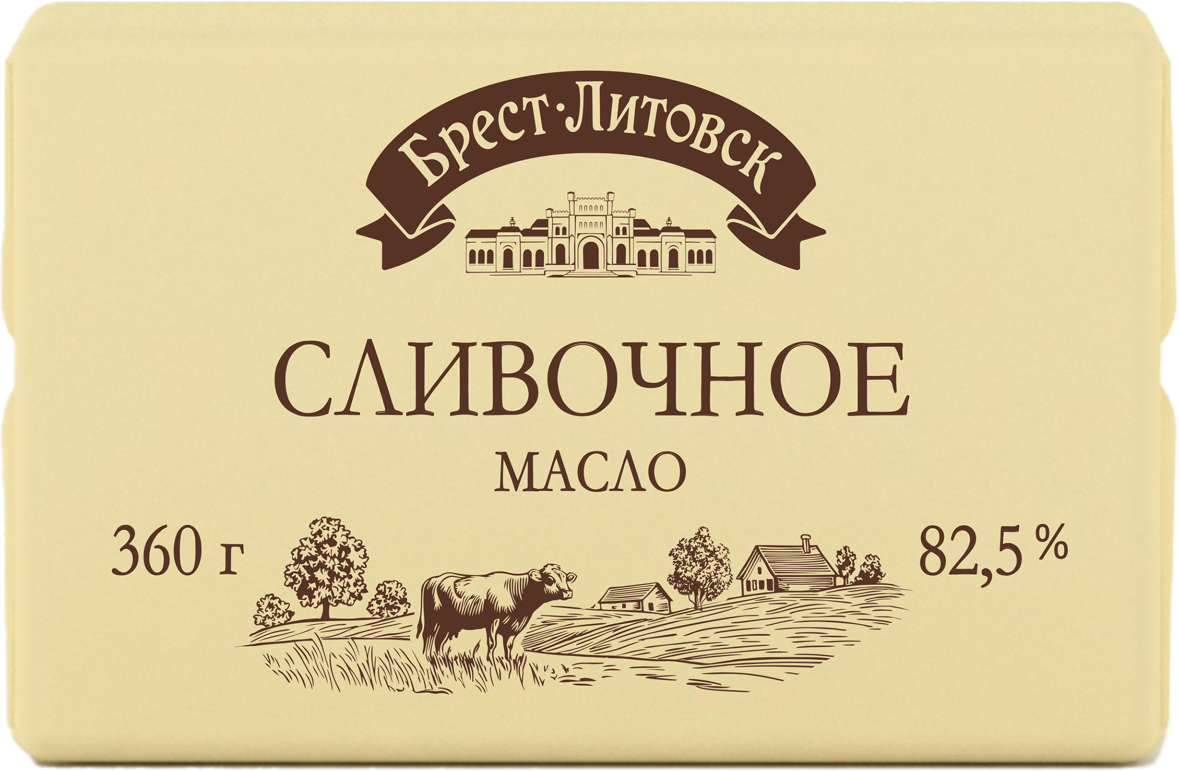 Изображение товара Масло сладко-сливочное БРЕСТ-ЛИТОВСК 82,5% без змж