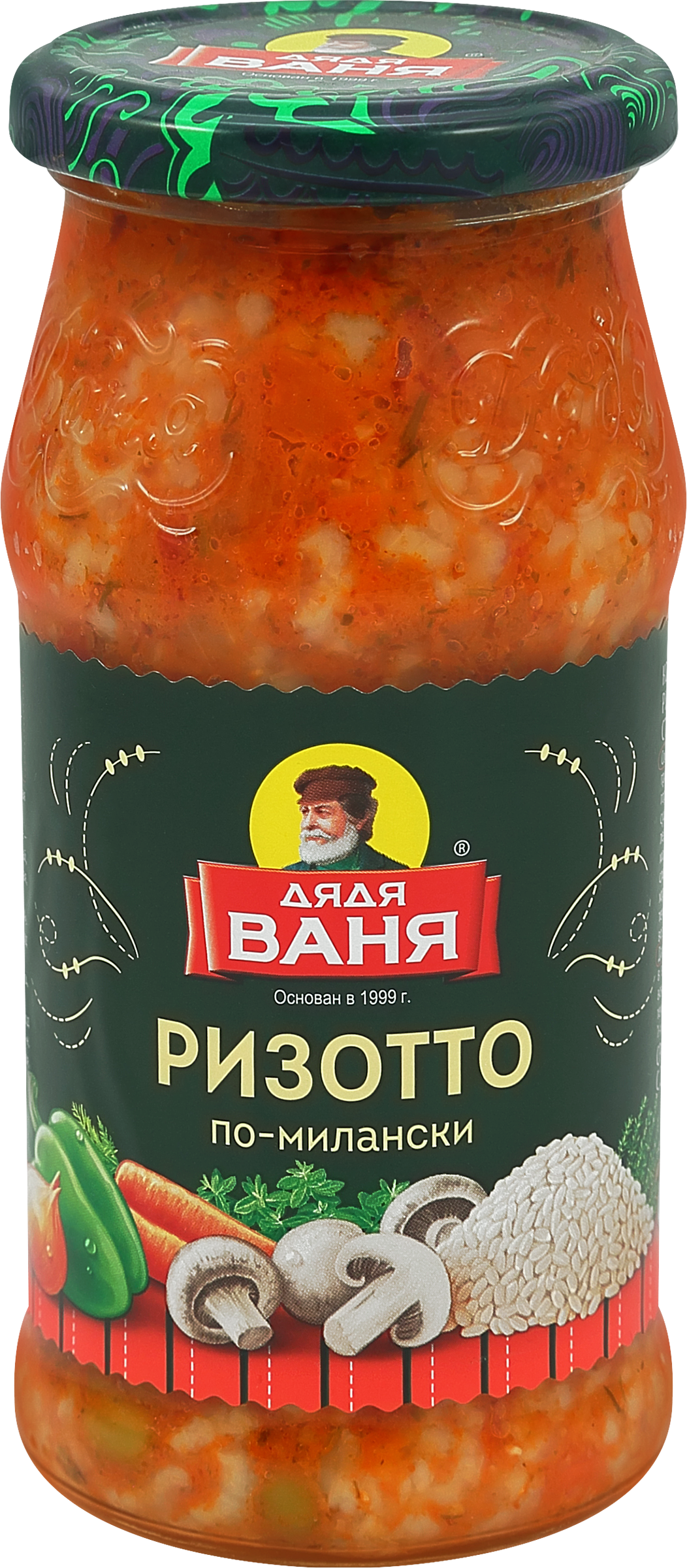 Изображение товара Ризотто ДЯДЯ ВАНЯ По-милански, с грибами, 350г