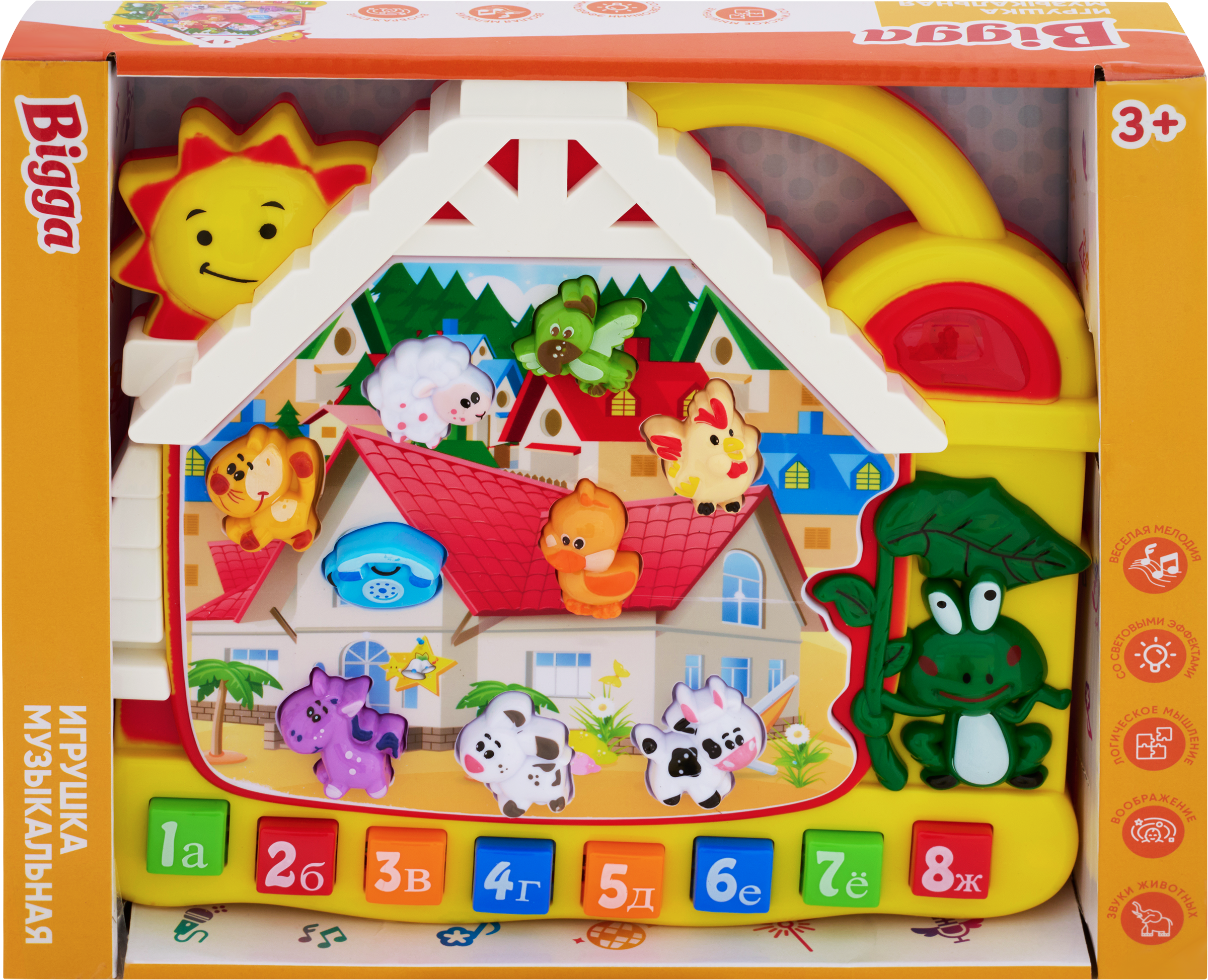 Изображение товара Игрушка музыкальная BIGGA со световыми и звуковыми эффектами, Арт. YJ080250108