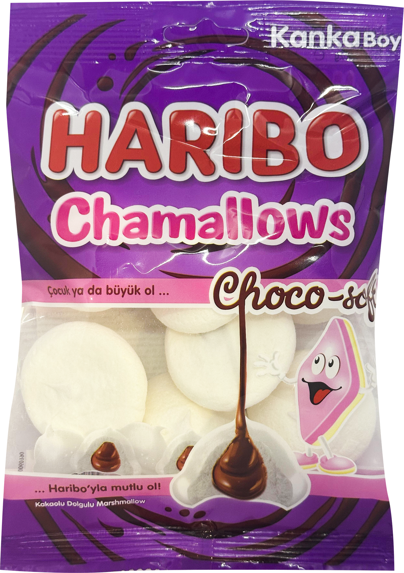 Изображение товара Мармелад жевательный HARIBO Chamallows Choco-Soft 62г с шоколадным вкусом