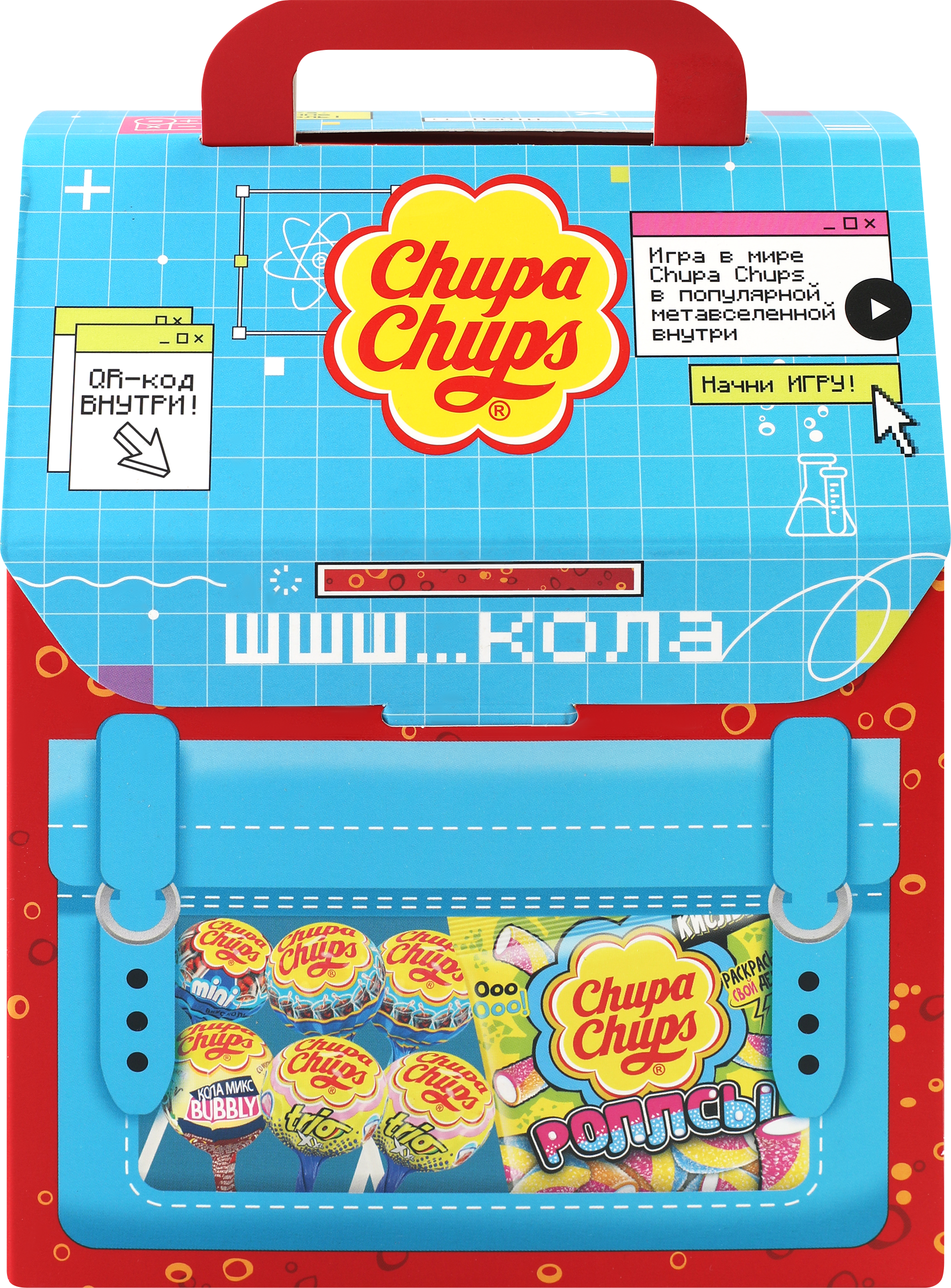 Изображение товара Набор кондитерских изделий CHUPA CHUPS Сладкий рюкзачок, 175г