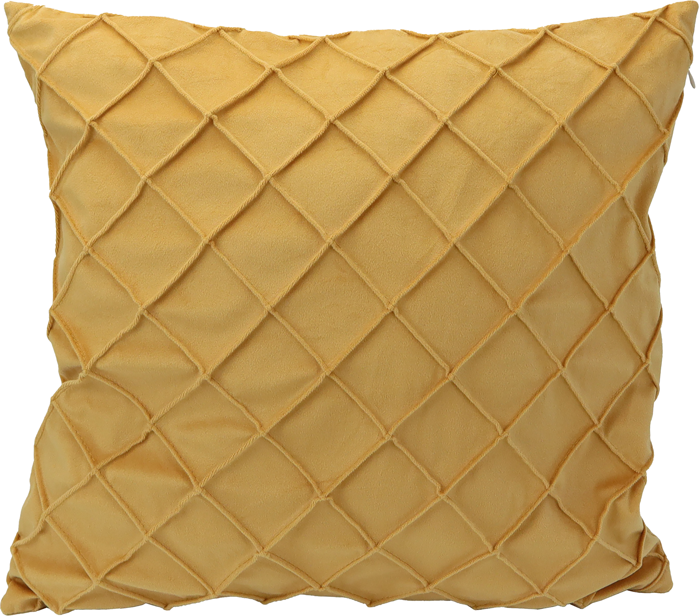 Изображение товара Декоративная подушка HOMECLUB Ромбы 40х40см оранжевая