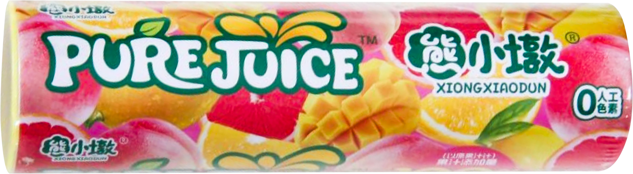 Изображение товара Мармелад жевательный PURE JUICE со вкусом грейпфрута, персика, манго, лимона, 60г