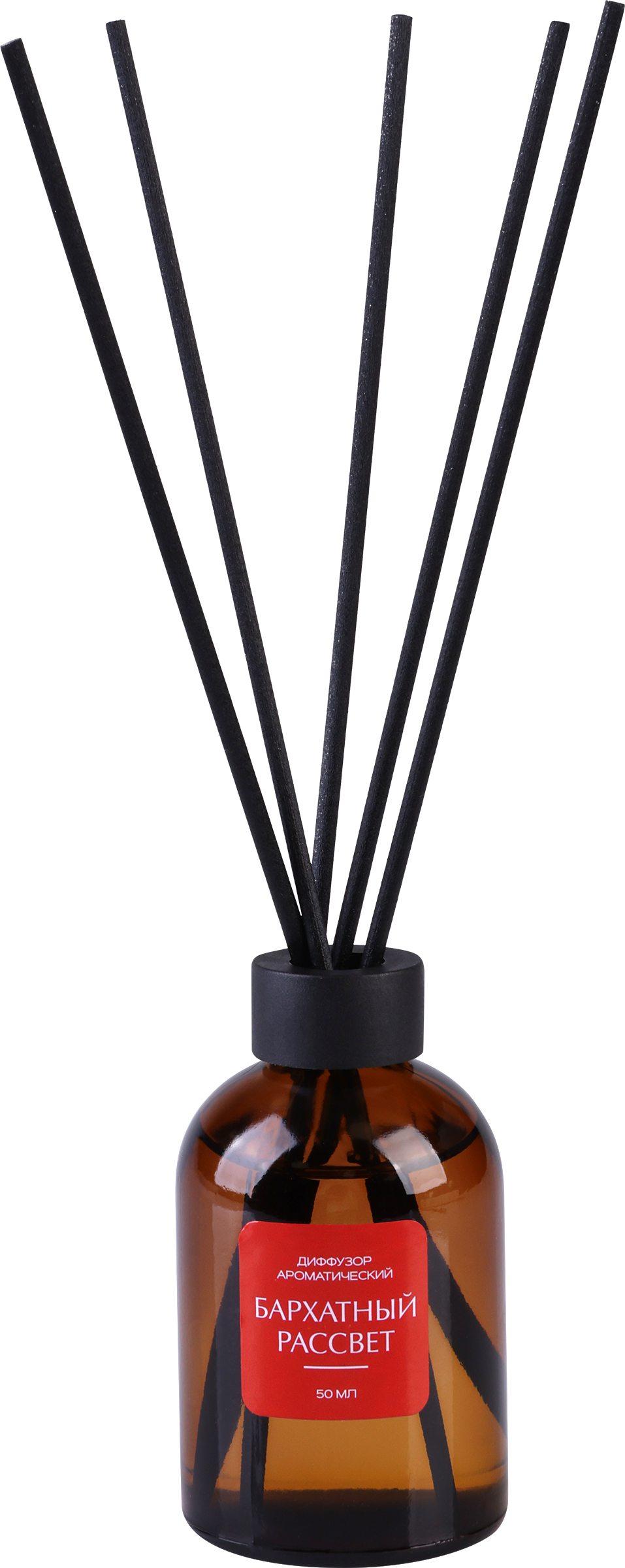 Изображение товара Аромадиффузор HOMECLUB Бархатный рассвет 50мл с палочками и пробником аромата