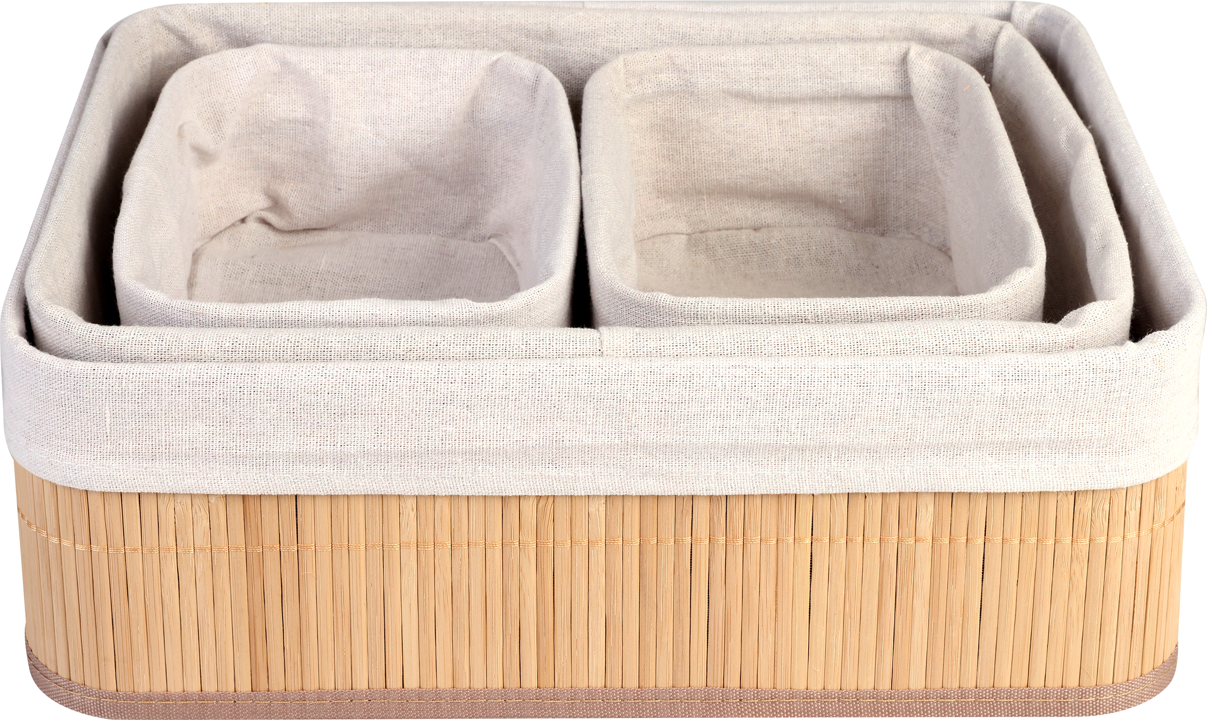 Изображение товара Набор корзин для хранения HOMECLUB Warm Season 4 шт  разного размера