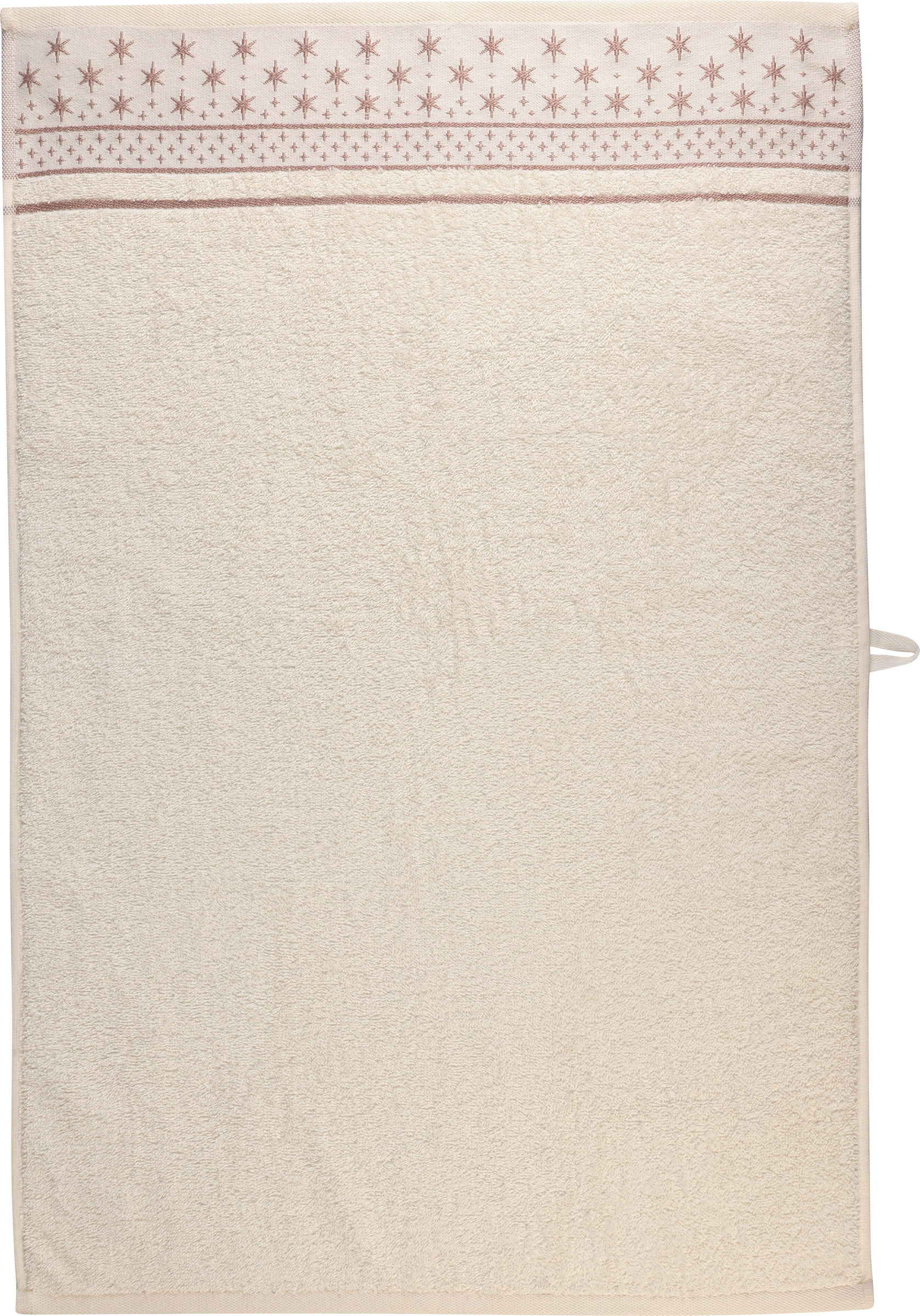 Изображение товара Махровое полотенце HOMECLUB Winter Chalet 50х70см кремовое натуральное хлопок