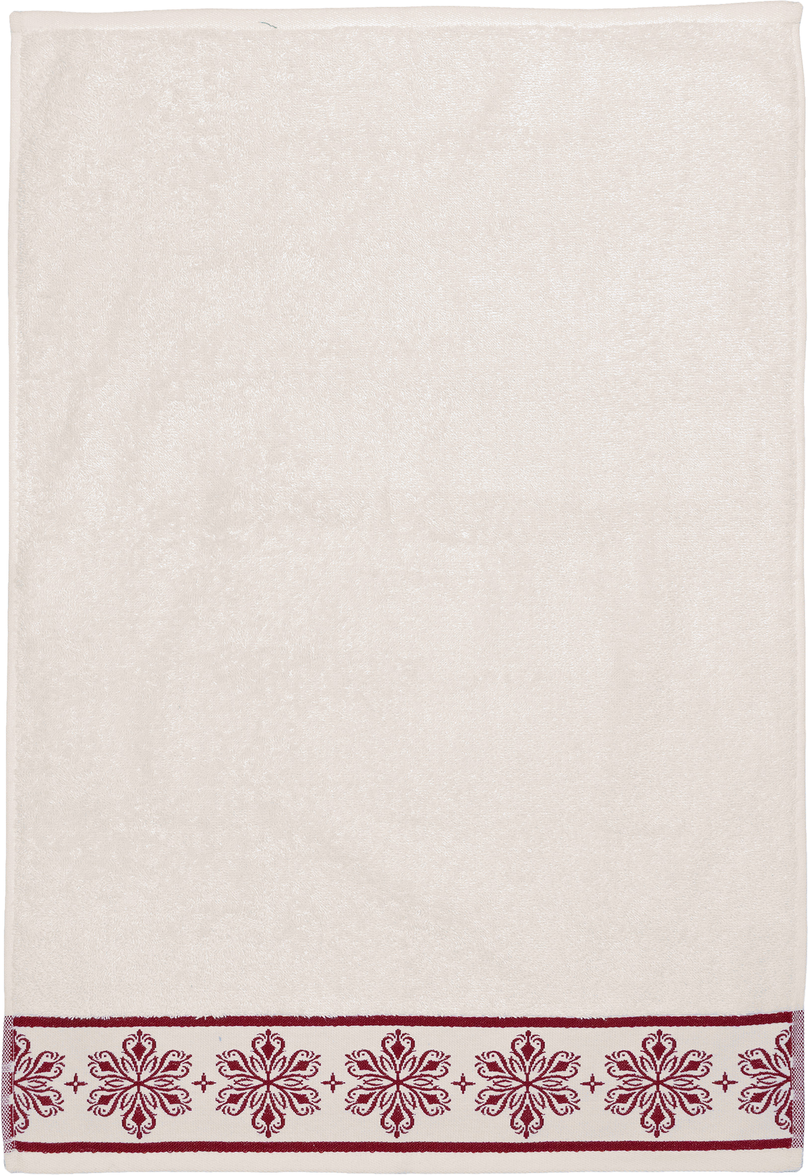 Изображение товара Махровое полотенце HOMECLUB Christmas Traditions 50х70см белое