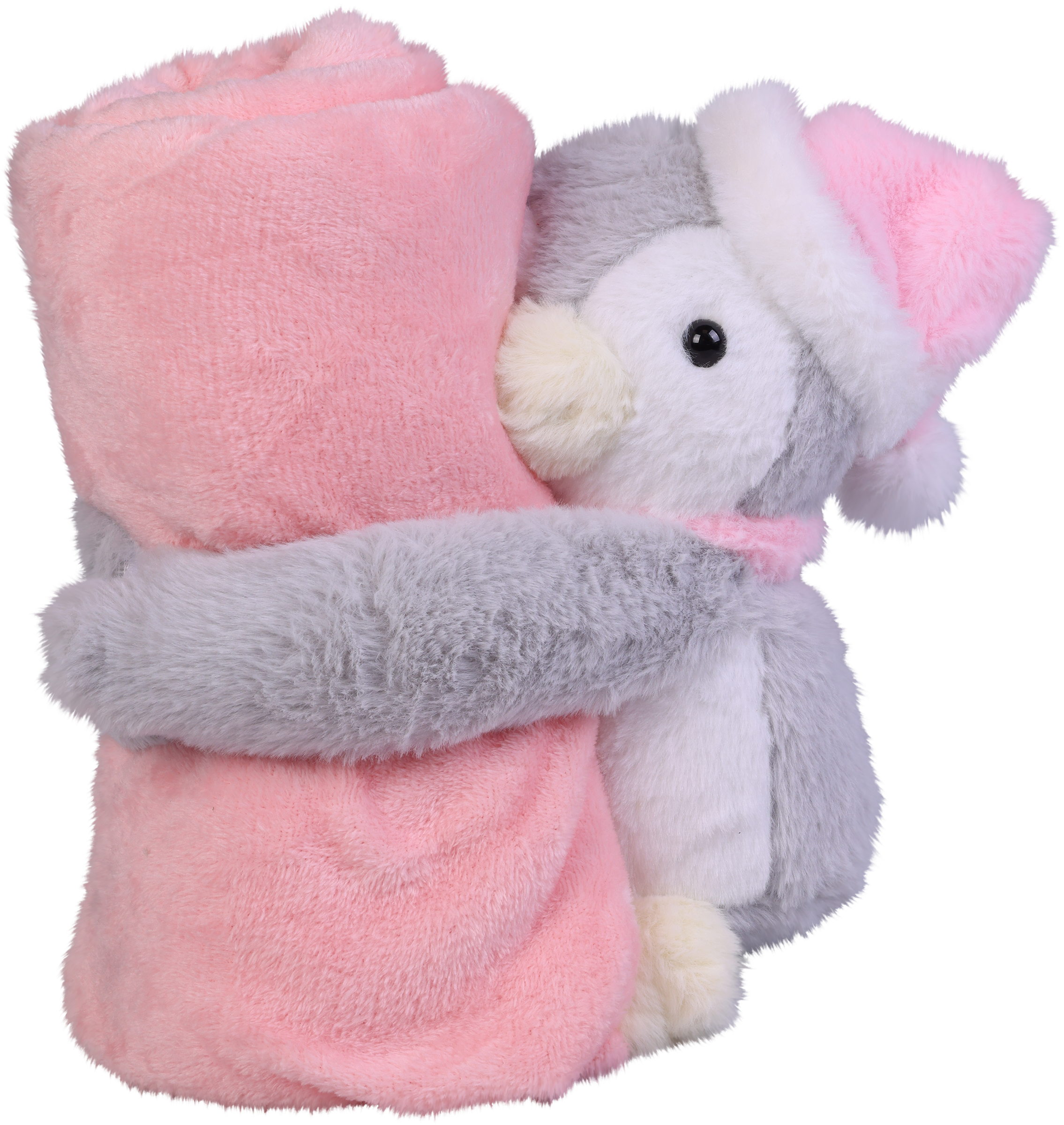 Изображение товара Плед HOMECLUB Winter Chalet 100х150см с игрушкой пингвин для дома и дачи