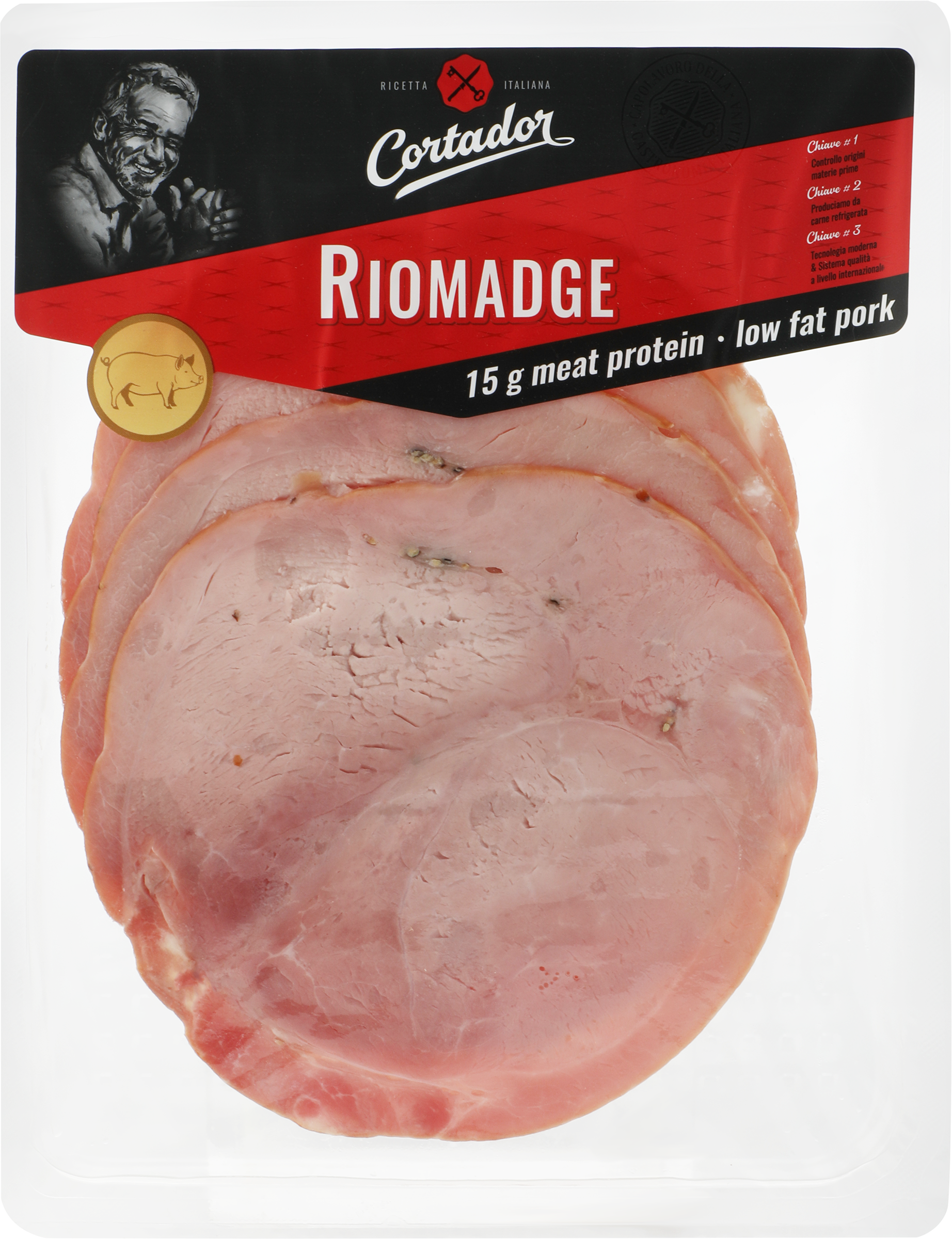 Изображение товара Мясной продукт CORTADOR Риомадже из свинины к/в нар.