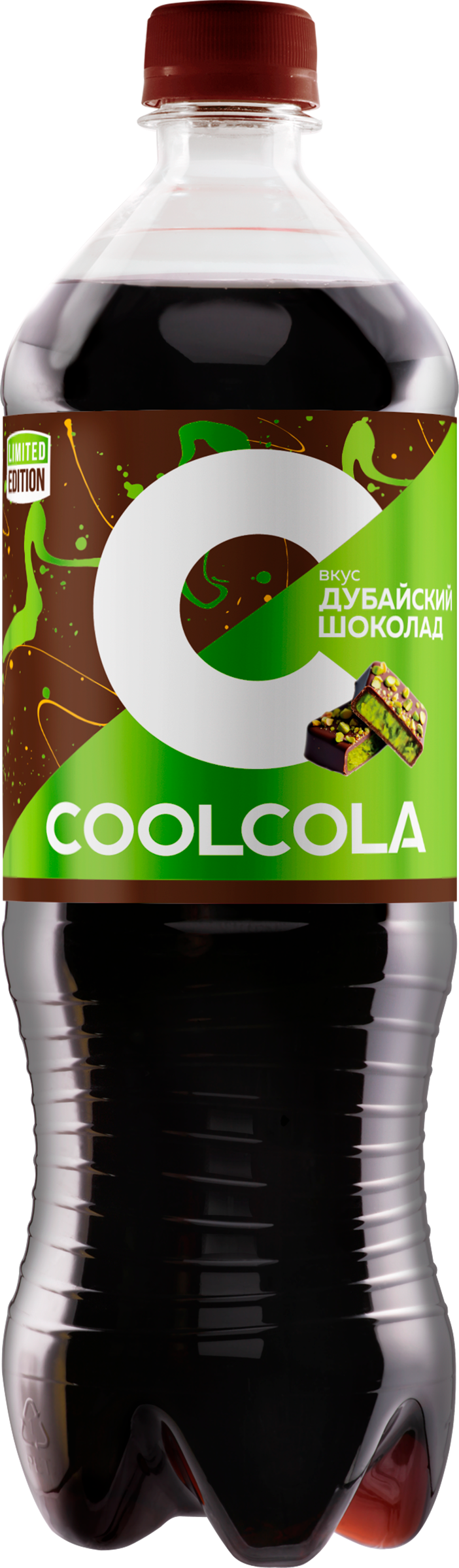 Изображение товара Напиток безалкогольный COOL COLA со вкусом Дубайского шоколада 0.5 л ПЭТ
