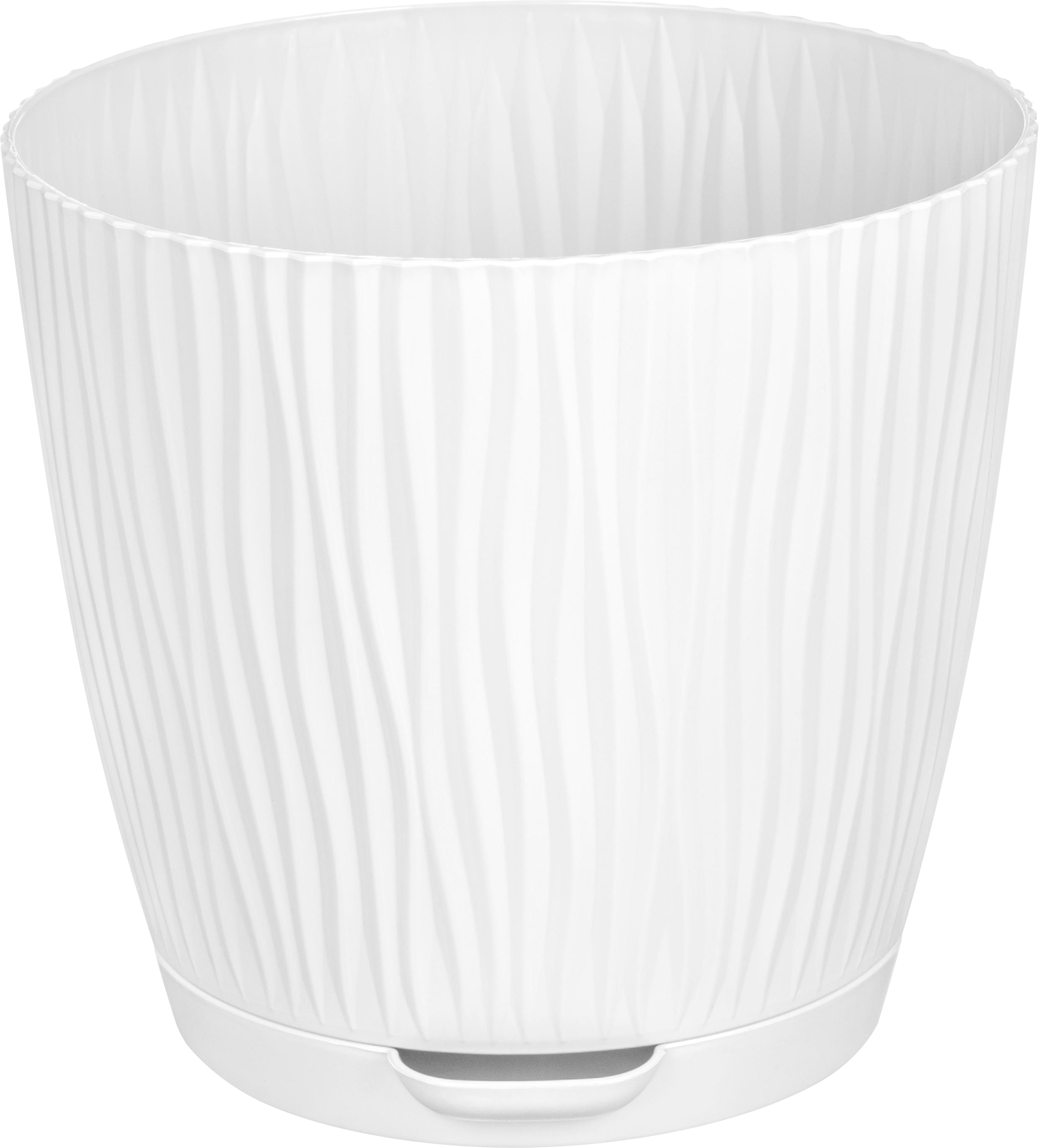 Изображение товара Горшок для цветов с прикорневым поливом ФЛИС 1.2л, белый, Арт. М8437