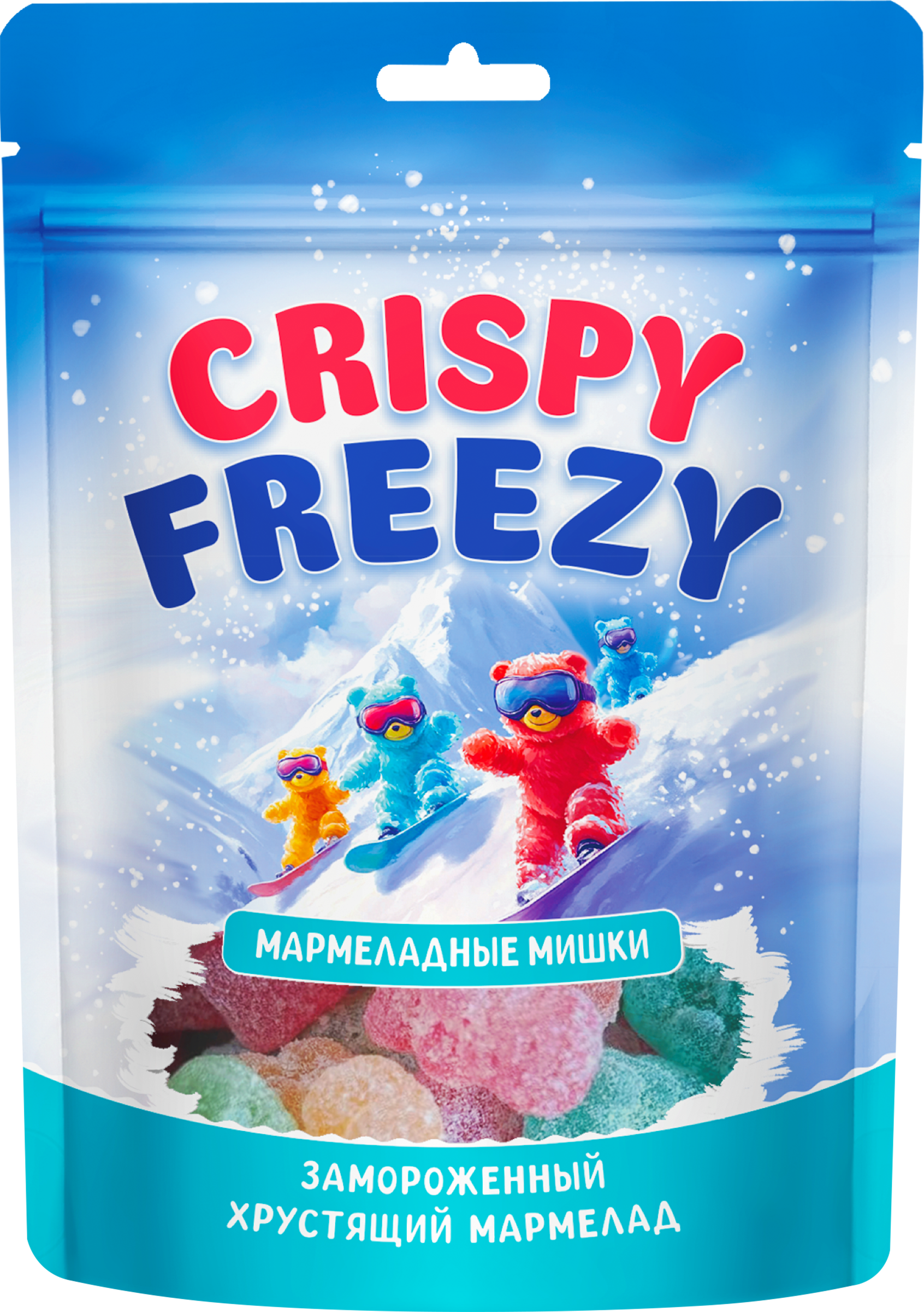 Изображение товара Жевательный мармелад FRESHBOX Crispy Freezy мишки с фруктовым вкусом 45г