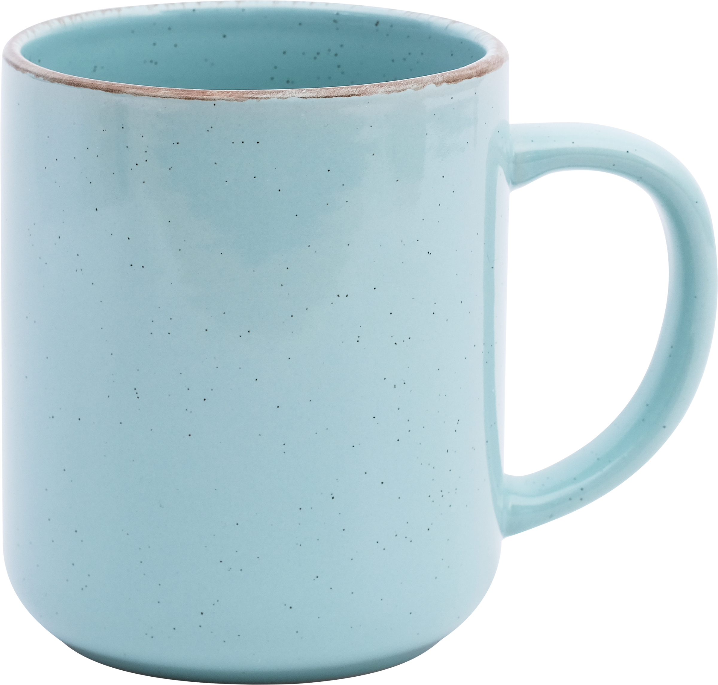 Изображение товара Кружка DOMENIK Daily бирюзовая 350мл керамическая для горячих и холодных напитков