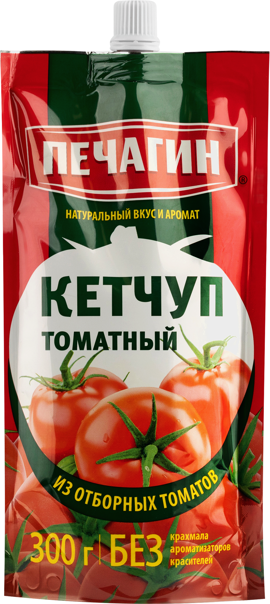 Изображение товара Кетчуп ПЕЧАГИН Томатный, 1-я категория, 300г