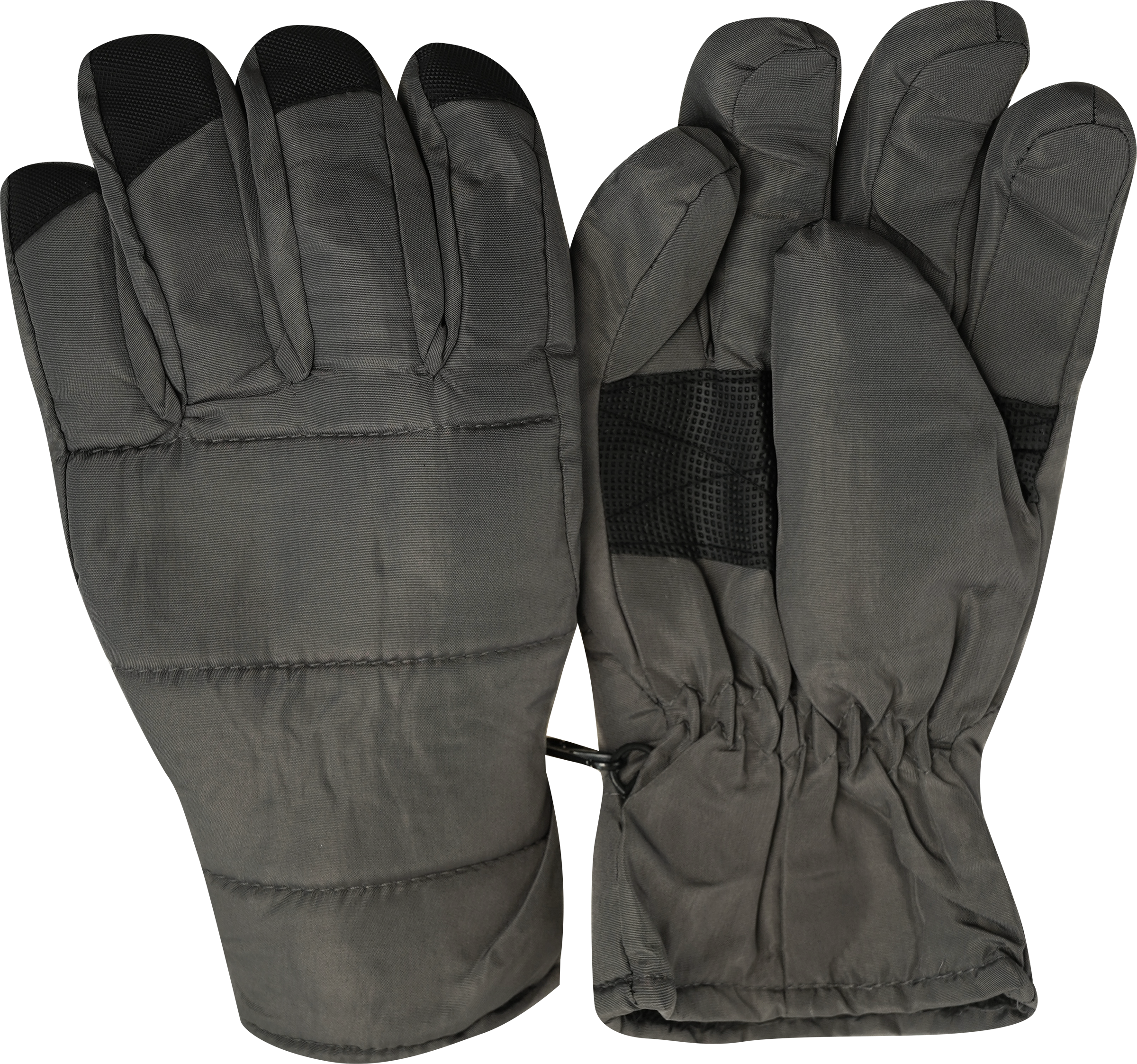 Изображение товара Горнолыжные перчатки мужские INWIN р 22 графитовые, теплая защита для зимних видов спорта