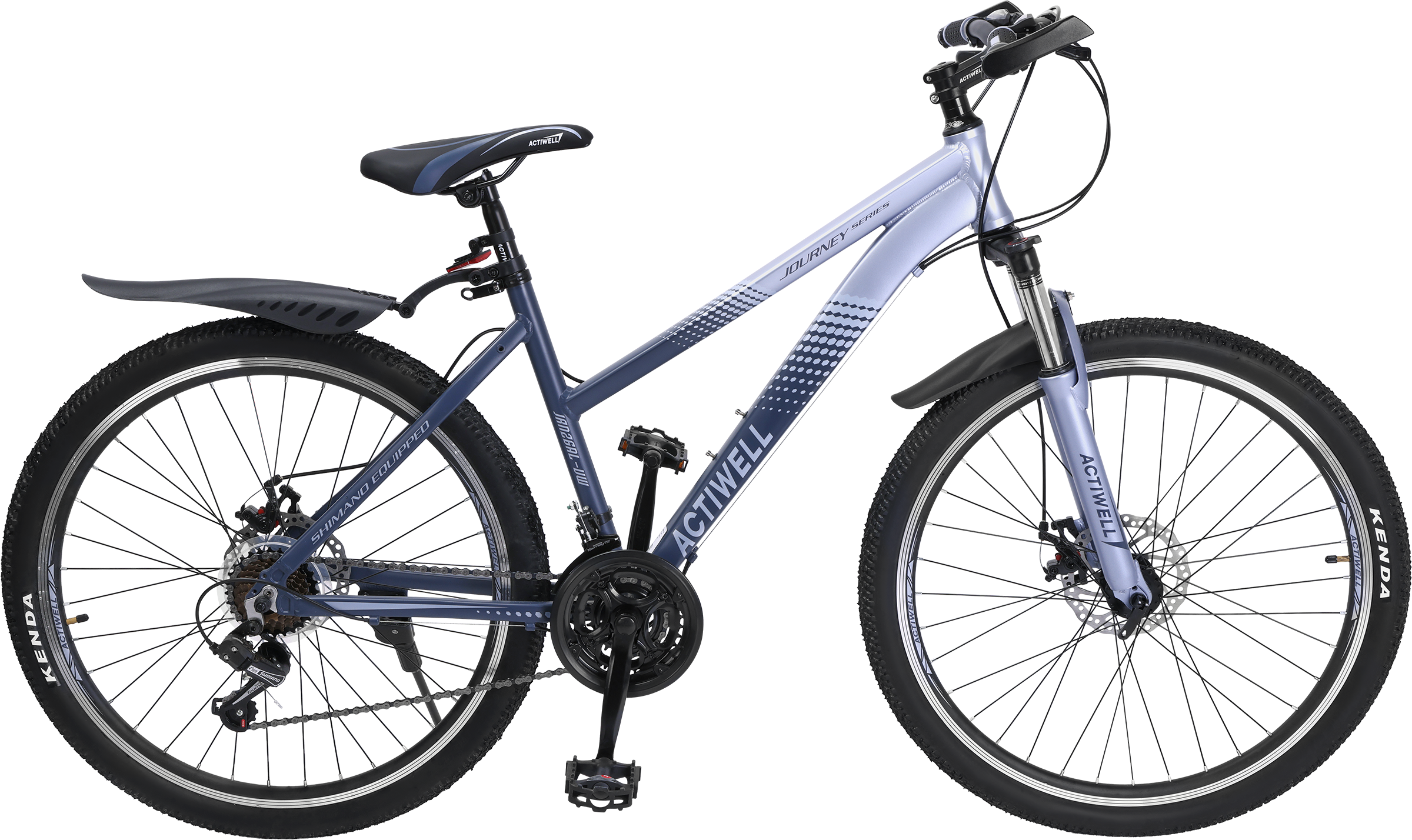 Изображение товара Велосипед ACTIWELL Journey, 26 дюймов 21 скорость до 100кг, Арт. JRN26AL-UW