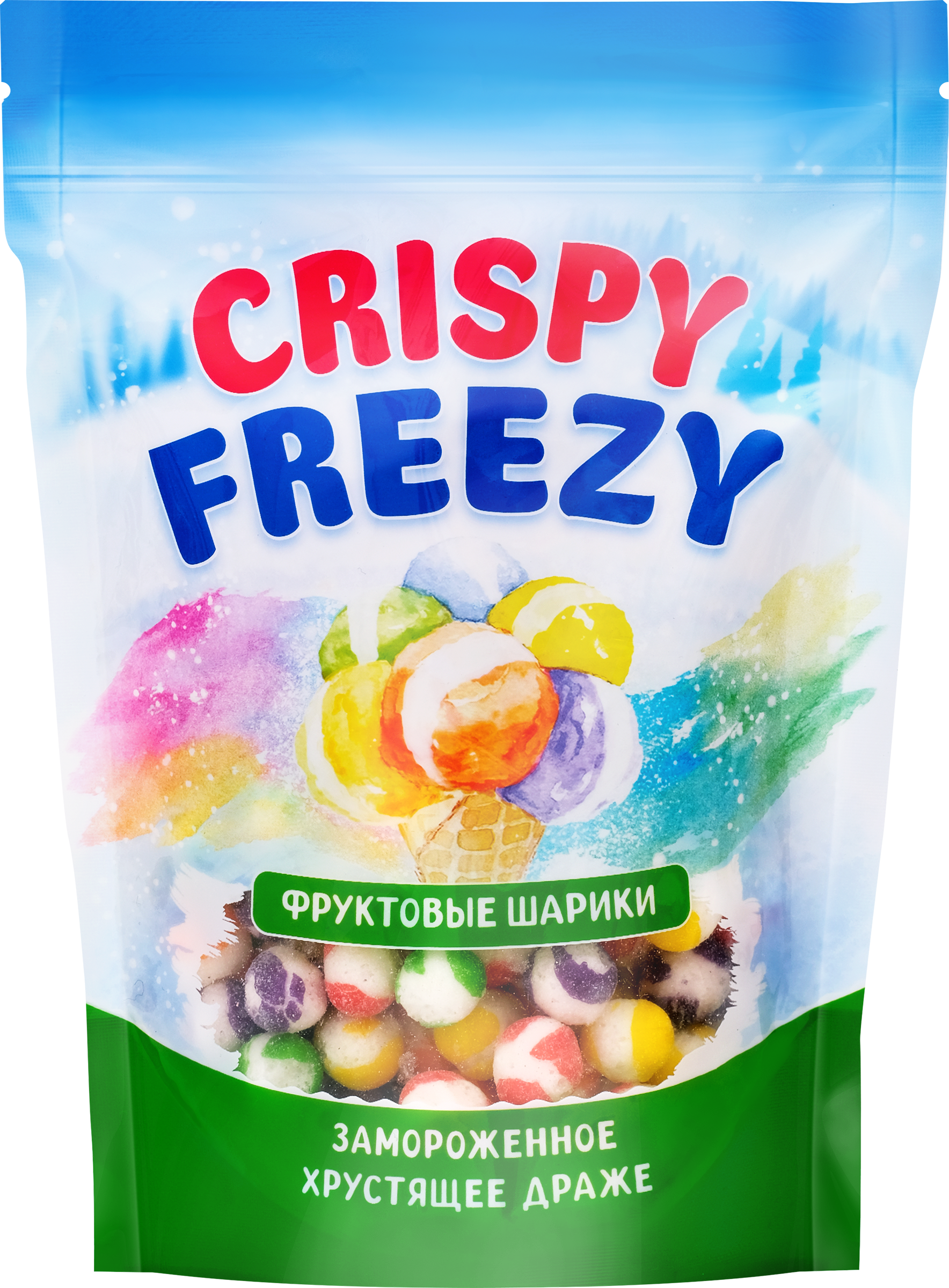 Изображение товара Драже FRESHBOX Crispy Freezy фруктовое сублимированное 85г натуральный вкус