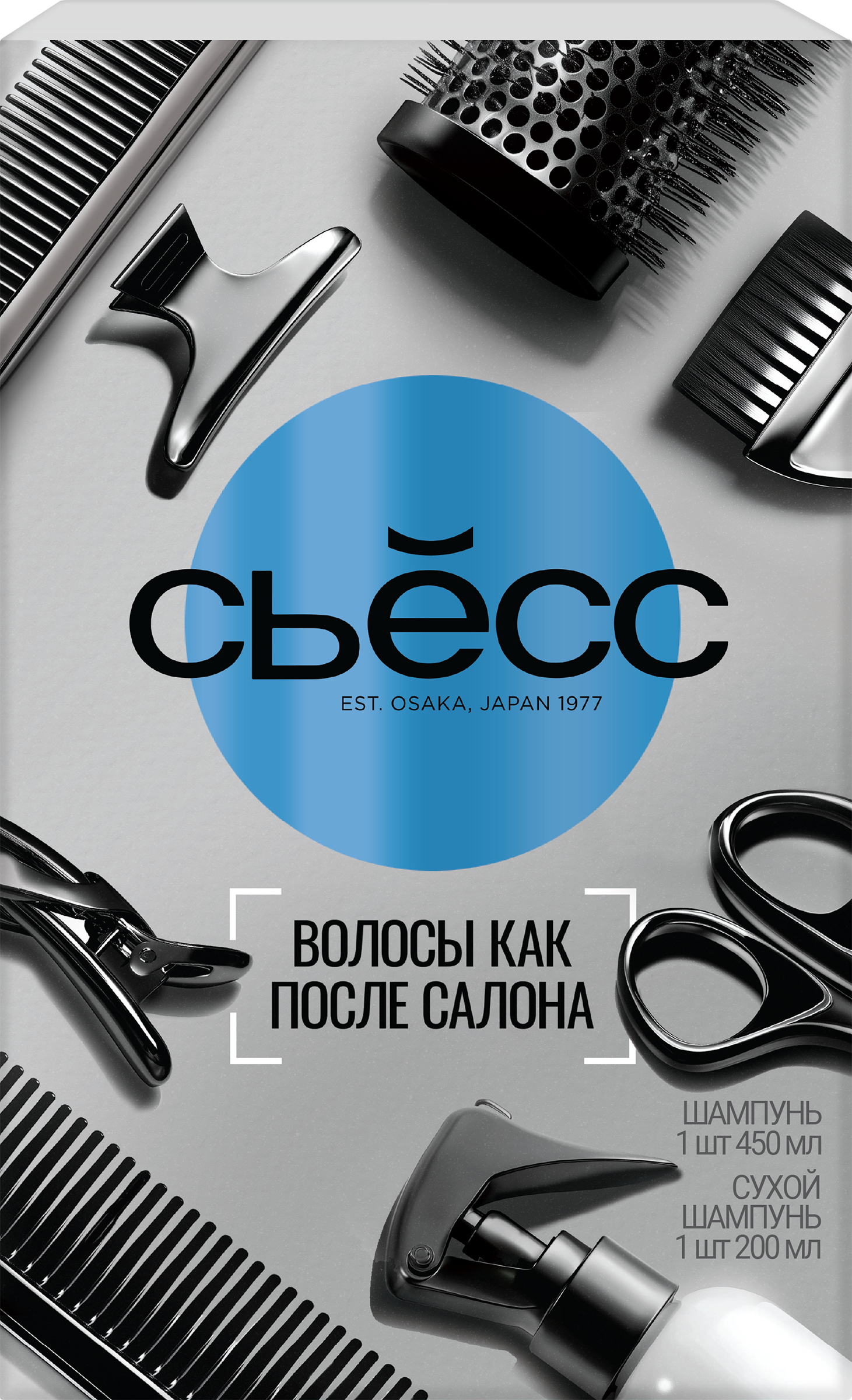 Изображение товара Набор СЬЁСС Volume Шампунь и сухой шампунь, объем 650 мл для женщин