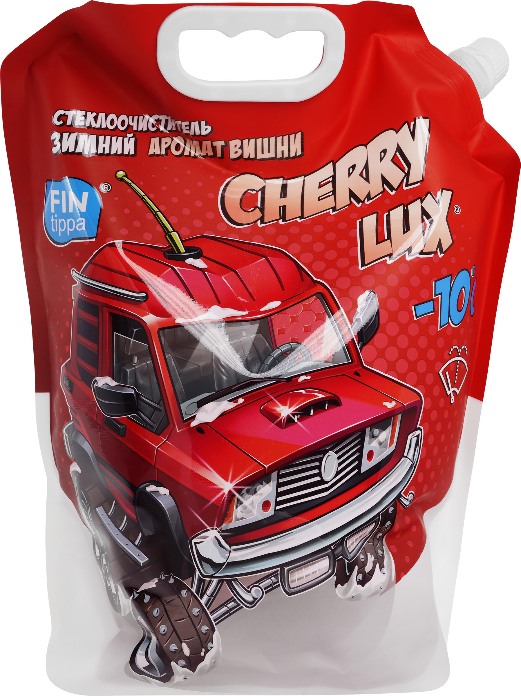 Изображение товара Зимний стеклоочиститель FIN TIPPA с ароматом зимней вишни 3л до -10 градусов