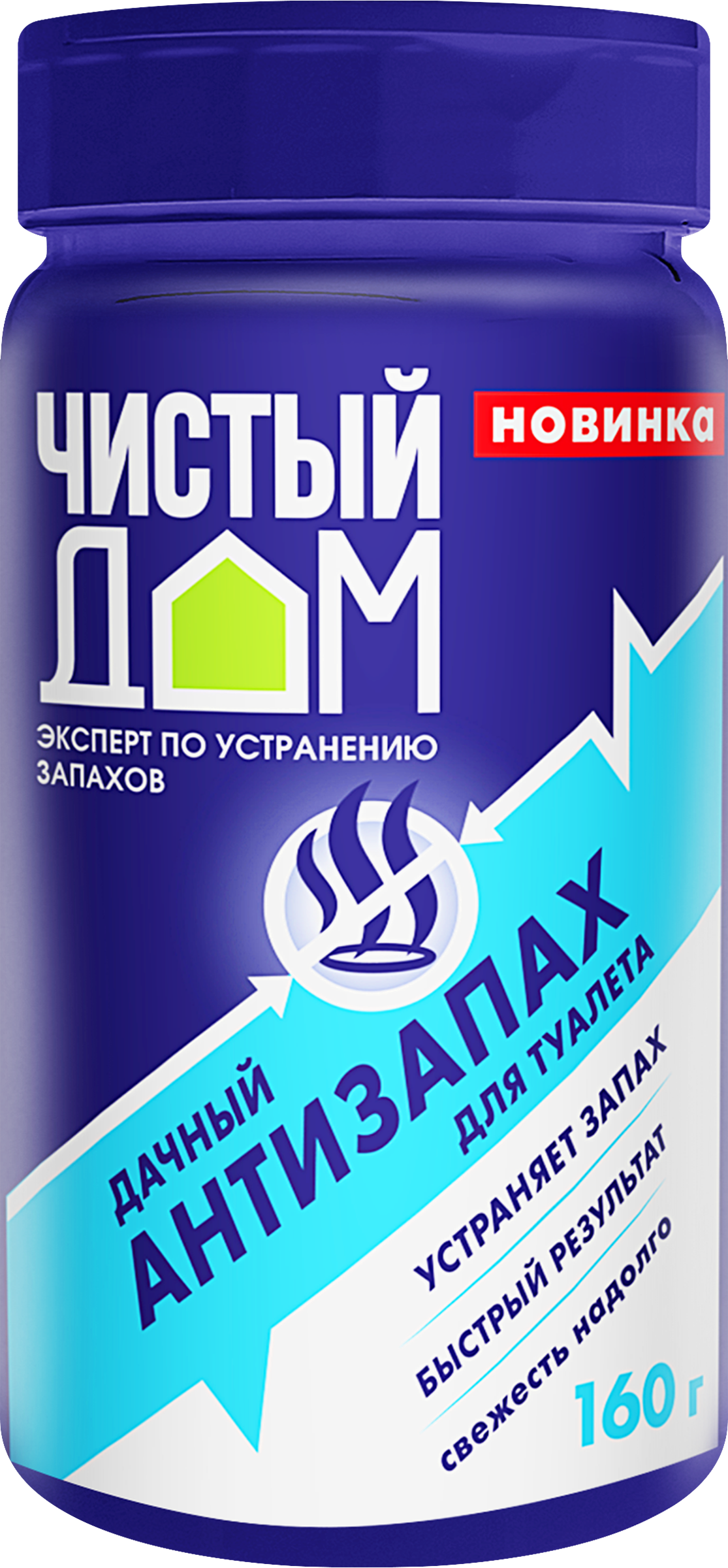 Изображение товара Средство для дачных туалетов ЧИСТЫЙ ДОМ Антизапах дачный, Арт. 02-309, 160г