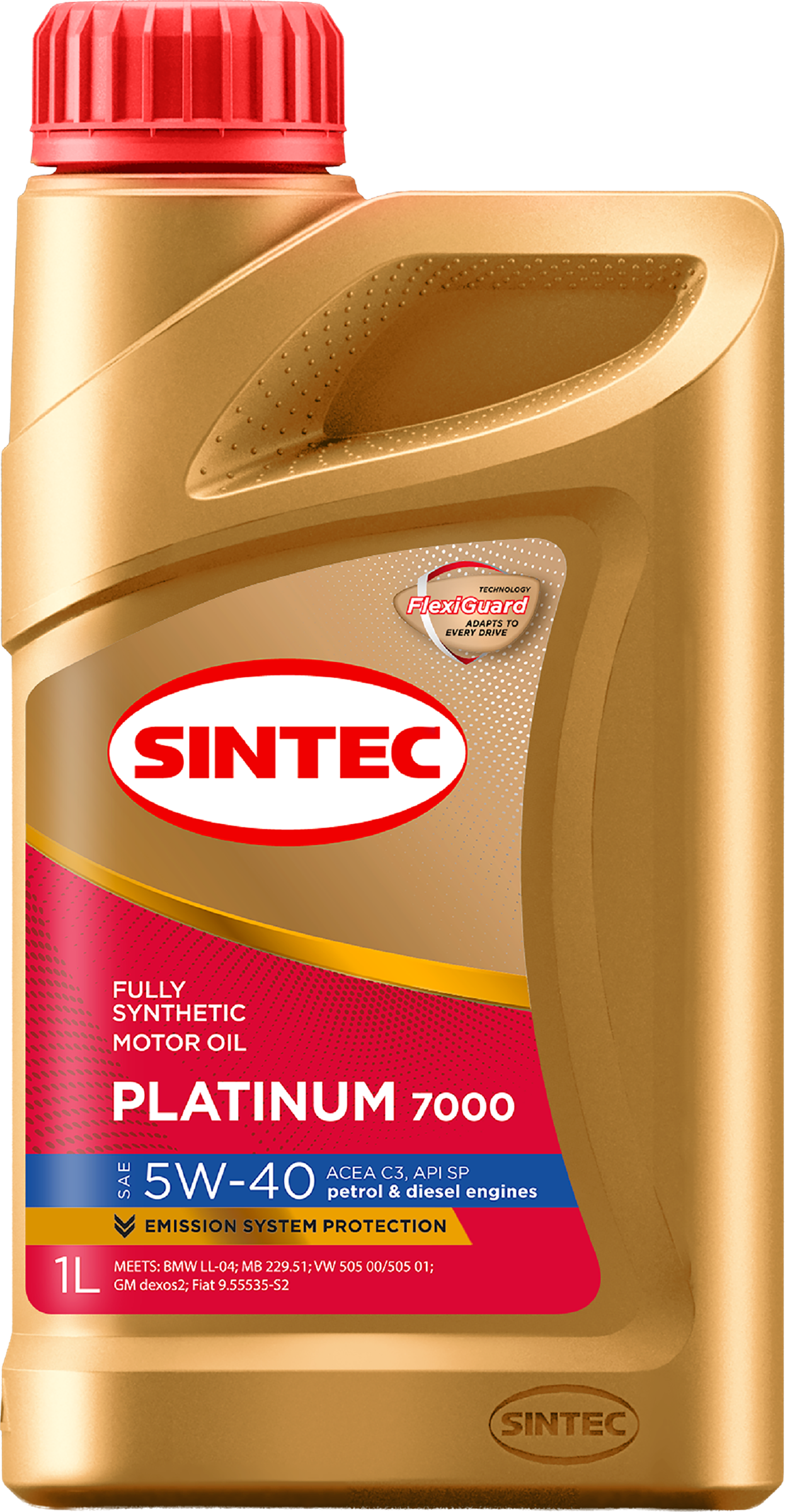 Изображение товара Масло моторное SINTEC Platinum 7000 5W-40 C3 SP, 1л