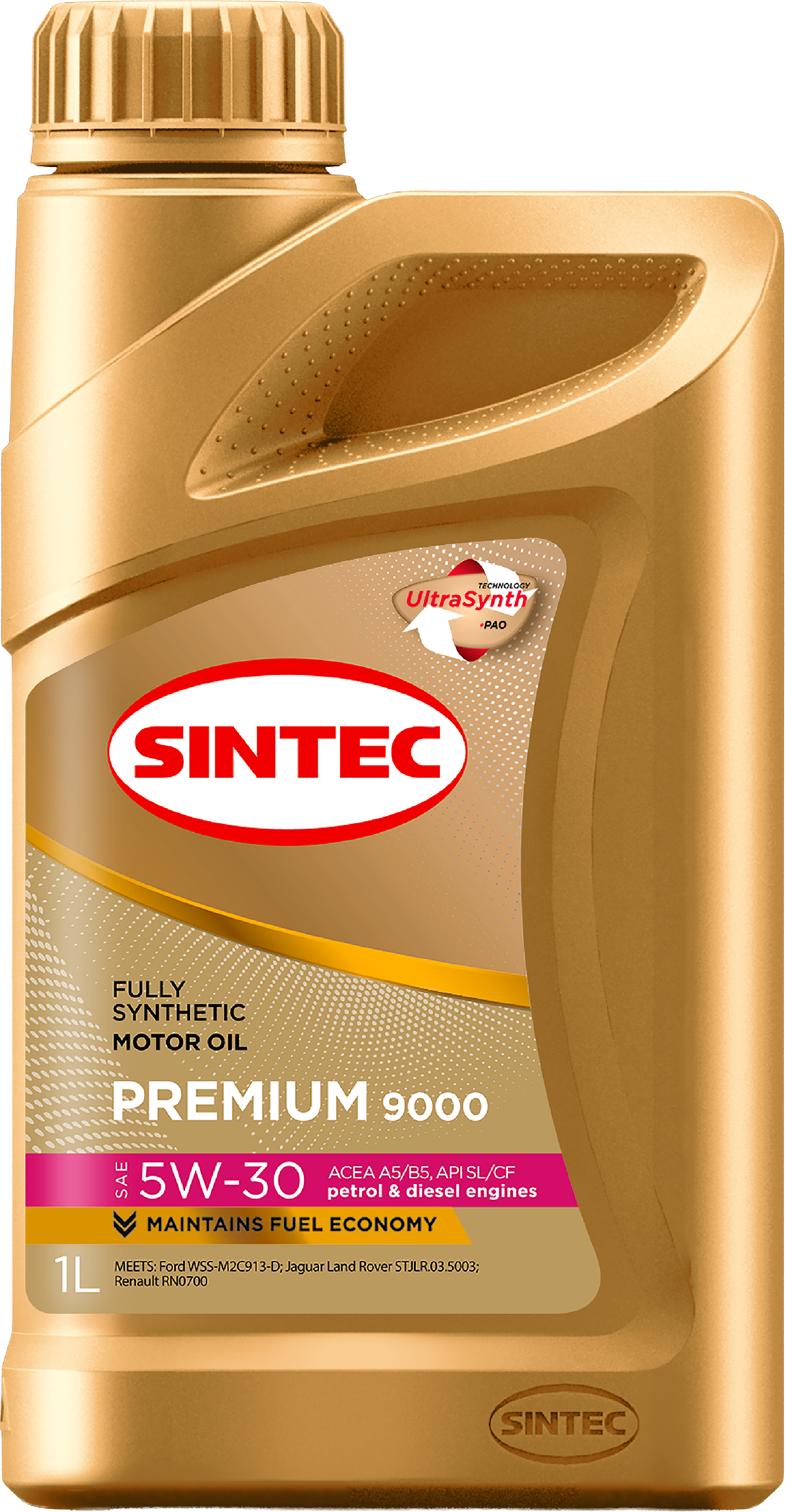 Изображение товара Масло моторное SINTEC Premium 9000 5W-30 A5/B5 SL/CF, 1л