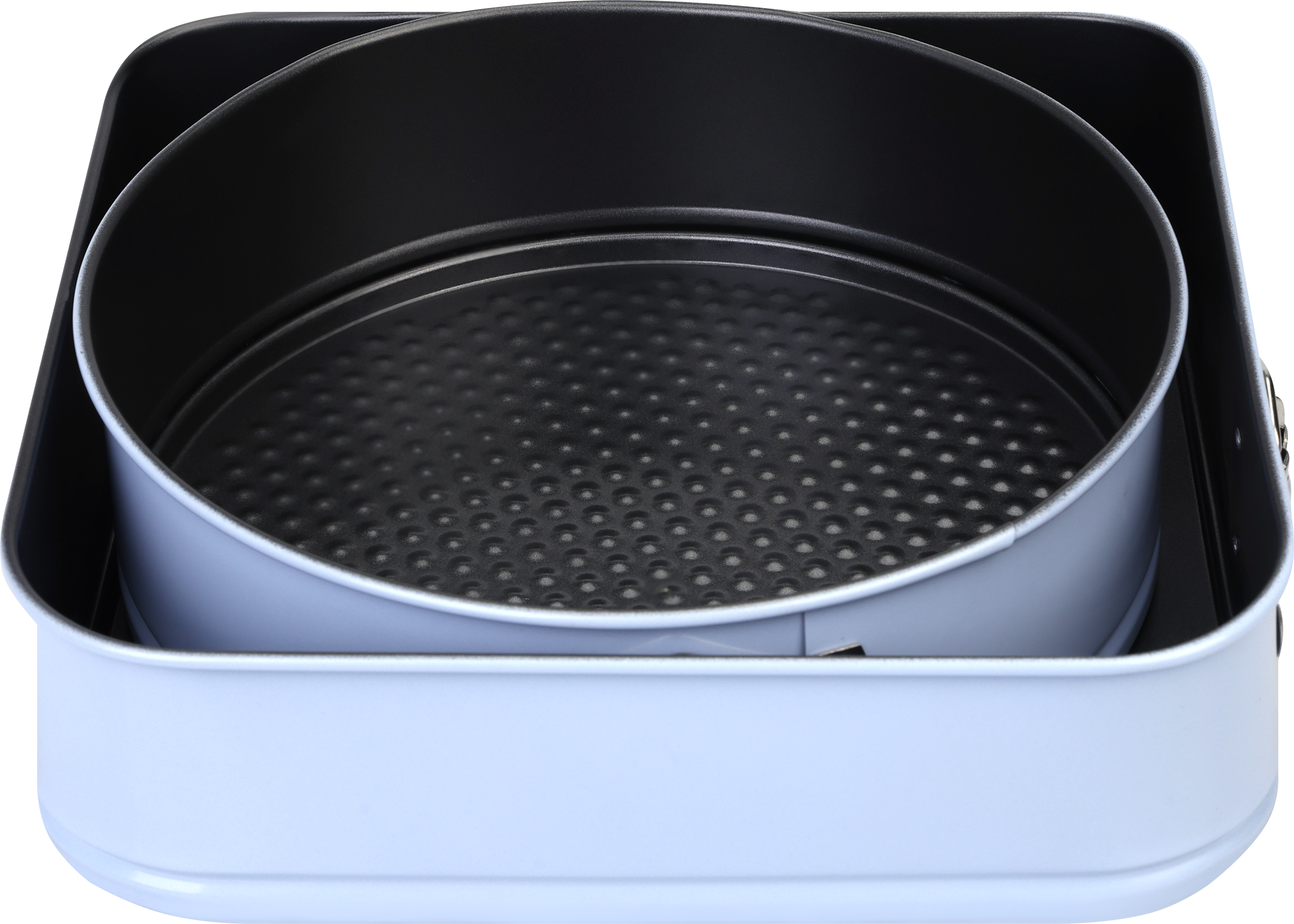 Изображение товара Набор форм для выпечки HOMECLUB Сияние весны, разъемные, круглая 24см, квадратная 26см, антипригарное покрытие, Арт. RG-CF8