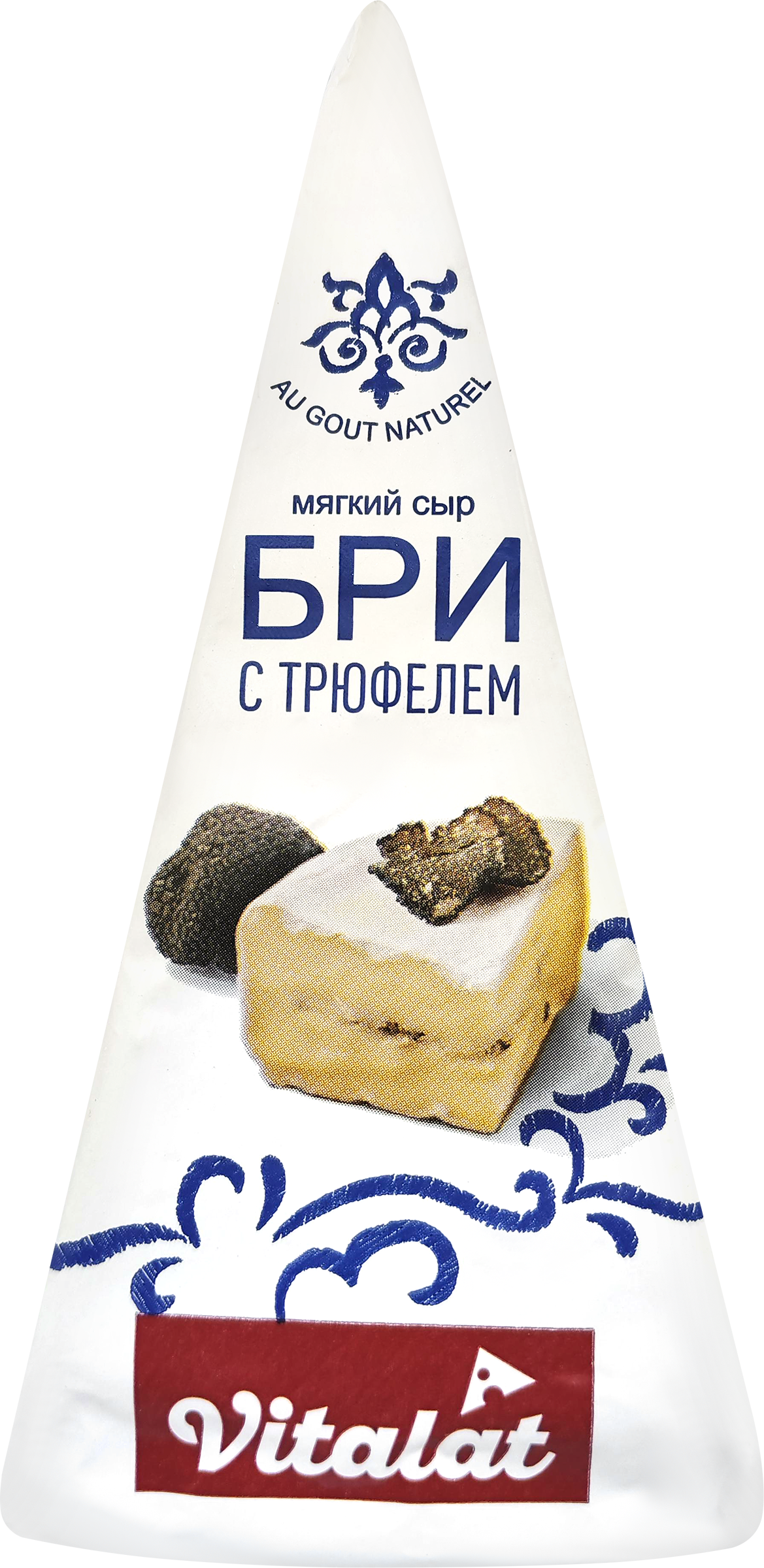 Изображение товара Сыр VITALAT мягкий Бри с трюфелем 60% без змж