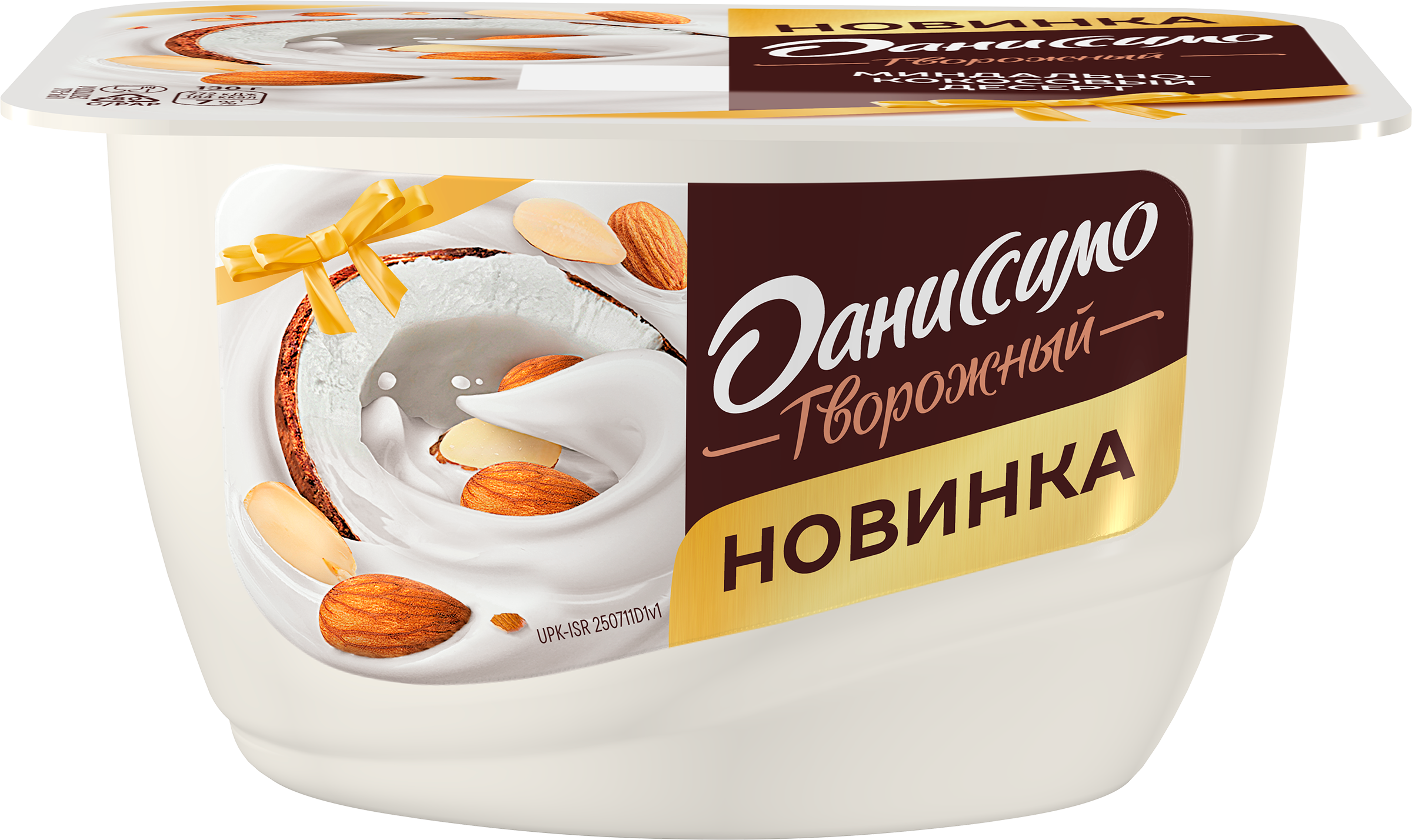 Изображение товара Продукт творожный ДАНИССИМО кокосово-миндальный десерт 6,8% без змж